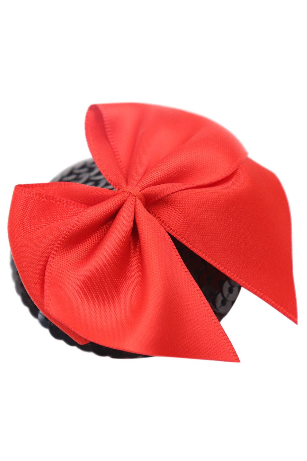 Be Lily Accessoires Brustwarzenabdeckung, Nipple Covers in schwarz / rot - One Size