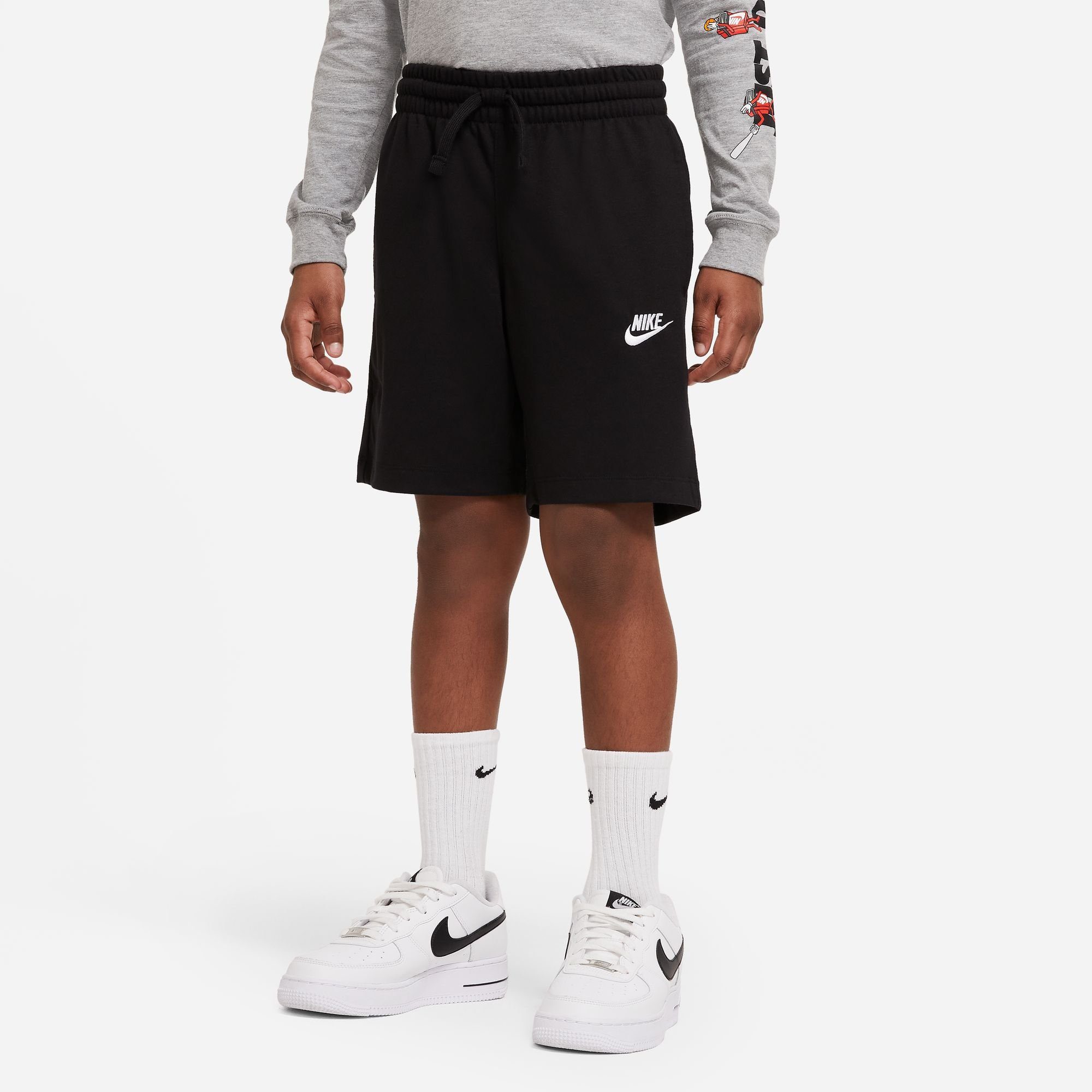 Nike Sportswear Shorts BIG KIDS' (BOYS) JERSEY SHORTS schwarz