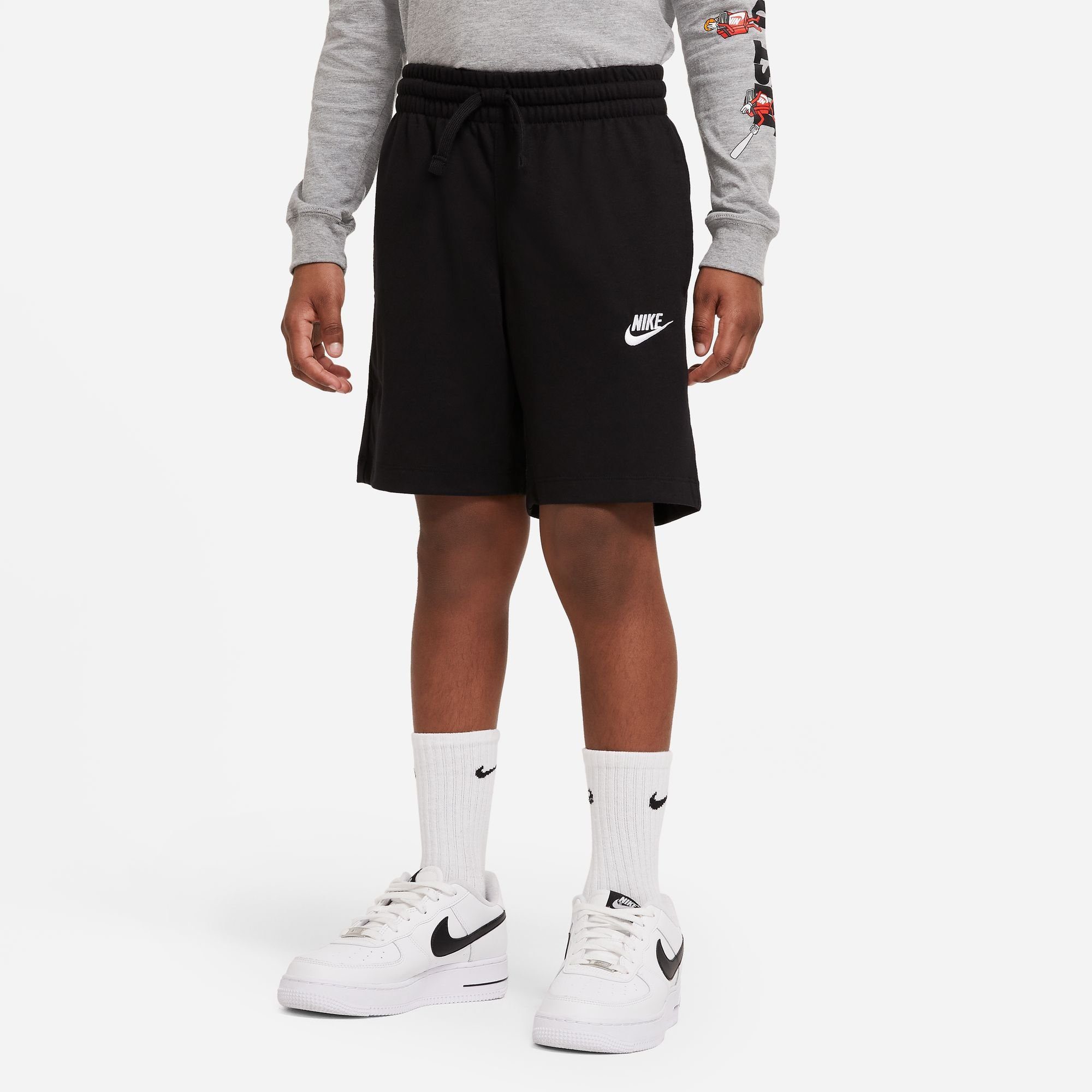 ausgezeichnet Nike Sportswear Shorts BIG KIDS' (BOYS) schwarz SHORTS JERSEY