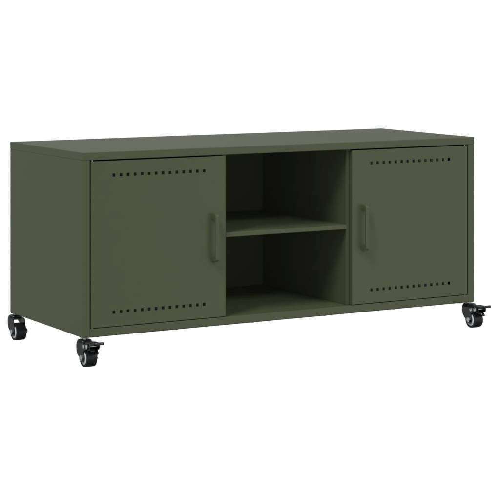 vidaXL TV-Schrank TV-Schrank Olivgrün 100,5x39x43,5 cm günstig online kaufen
