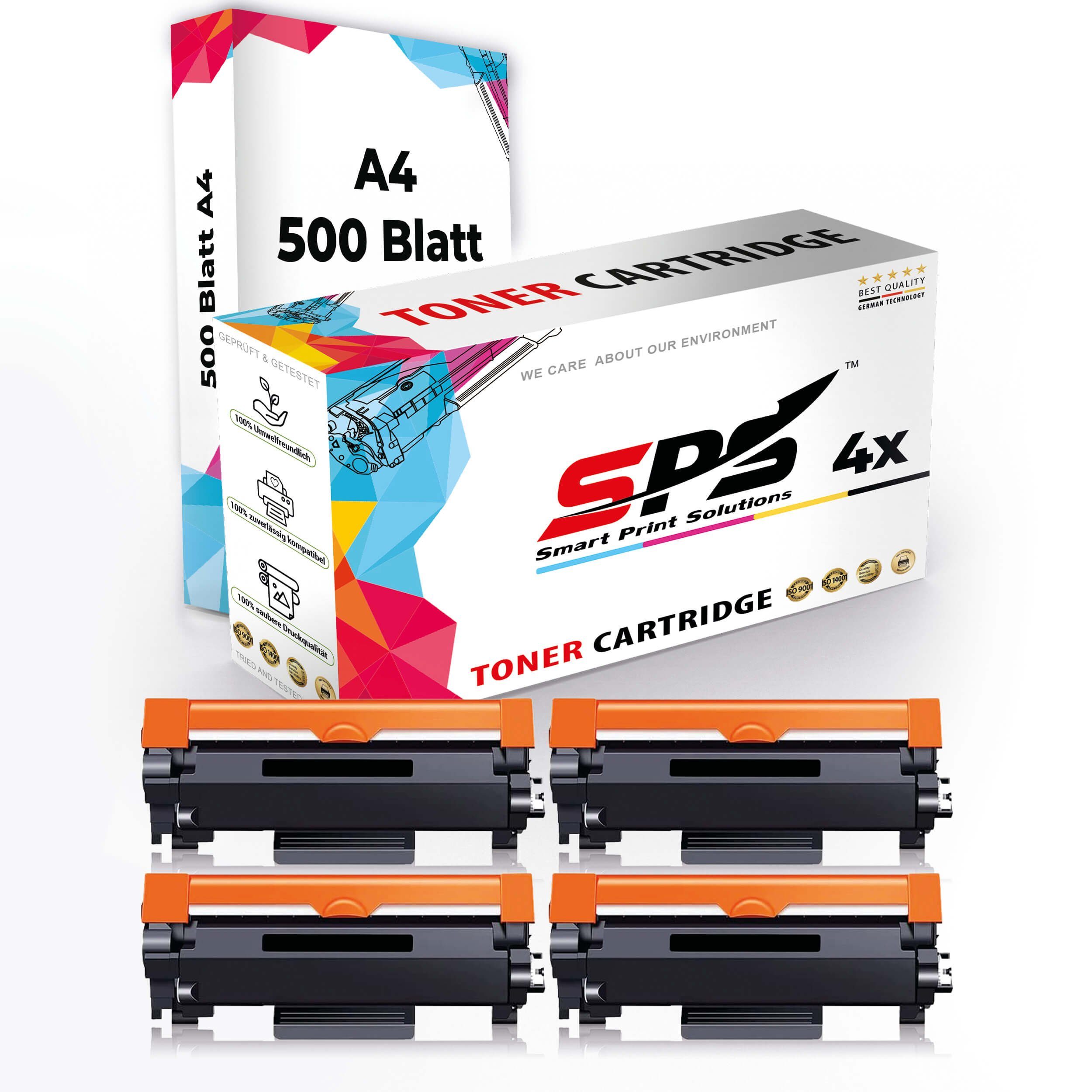 SPS Tonerkartusche Druckerpapier A4 + 4x Multipack Set Kompatibel für Brother DCP-L 2550, (5er Pack)