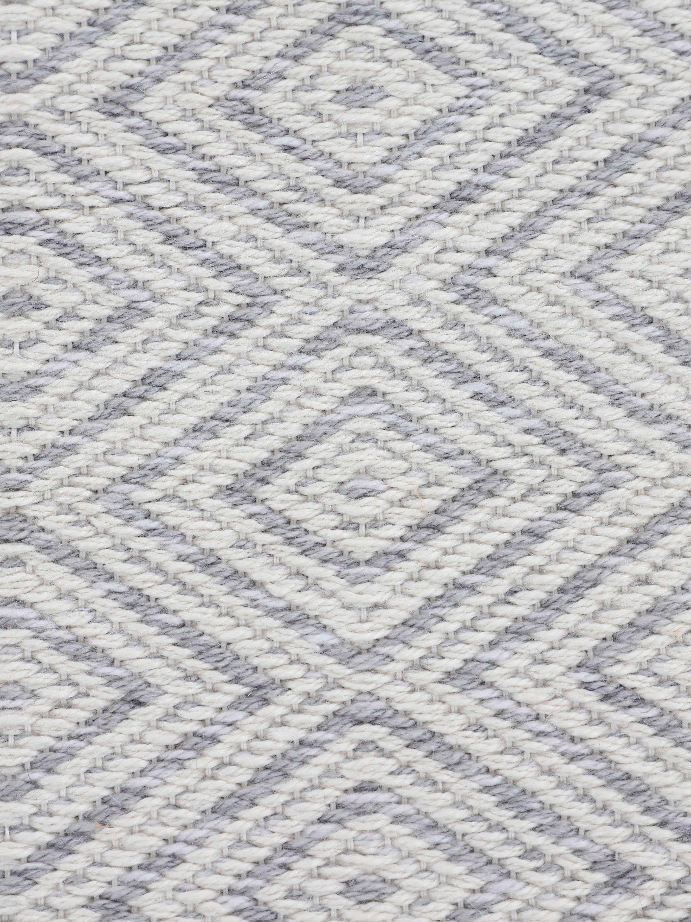 Teppich Frida 200, carpetfine, (PET), 100% grau Wendeteppich, recyceltem Material 7 Höhe: Optik mm, Sisal rechteckig, Flachgewebe