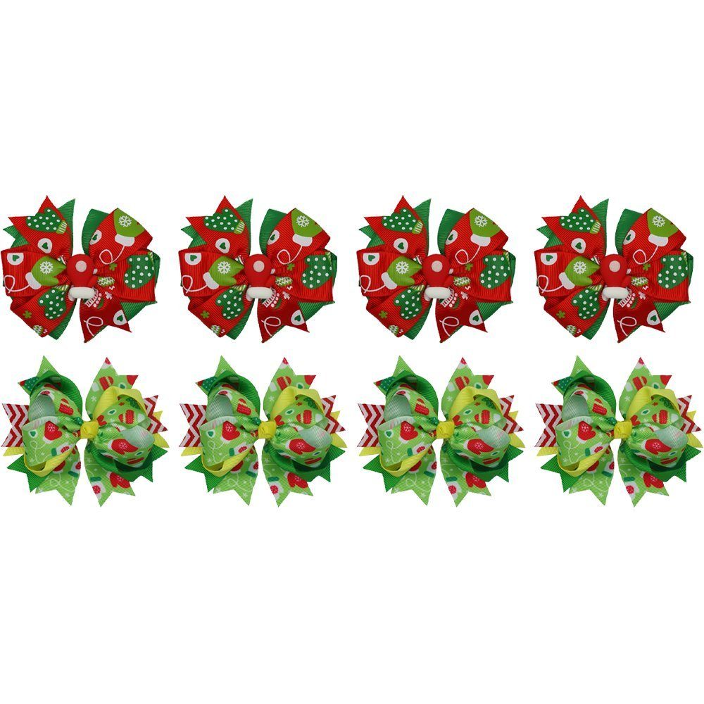 Weihnachten und grün FeelGlad Handschuh 8-tlg. rot Bogen, Stil Haarband