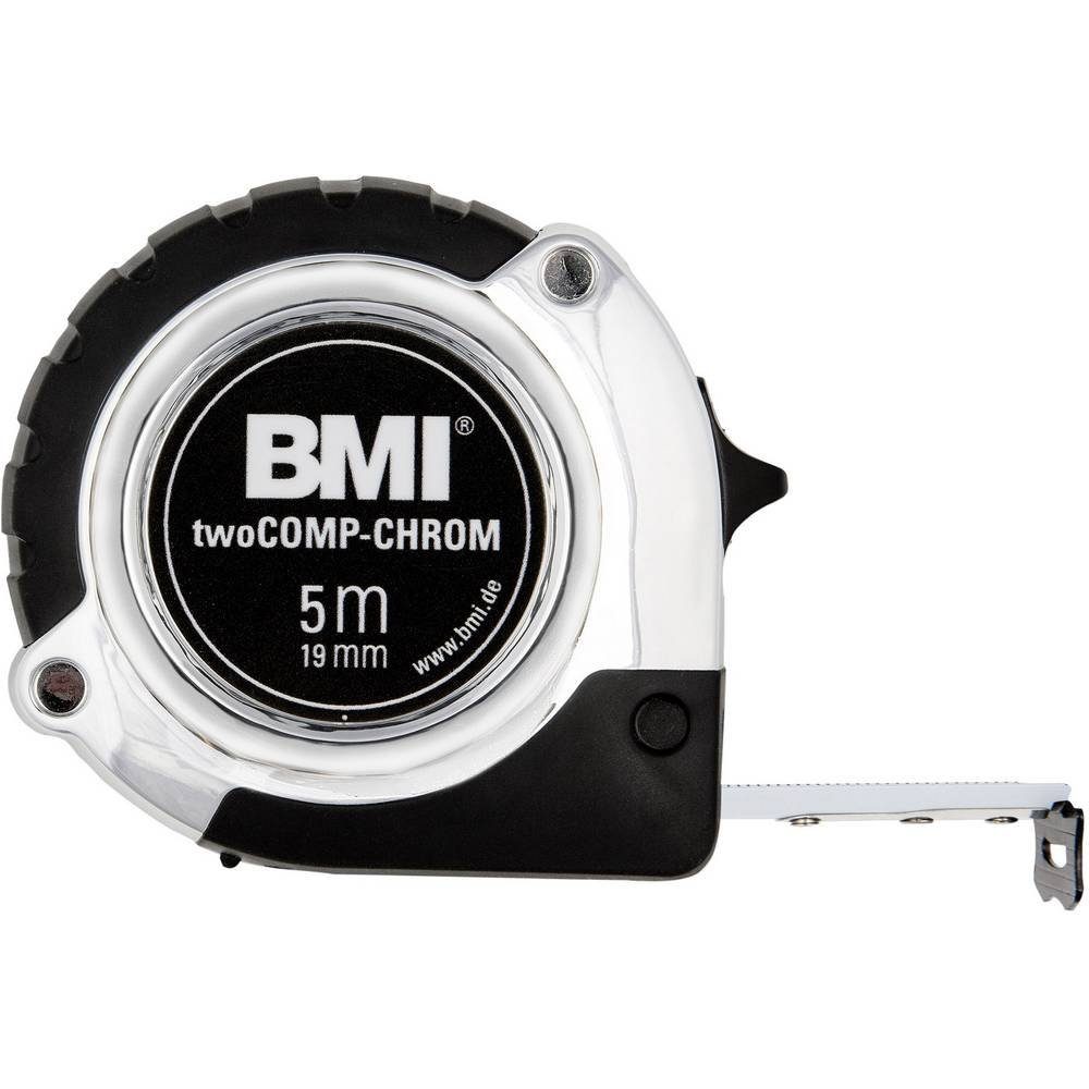 BMI Maßband Taschenbandmaß twoComp-CHROM Länge 2m 475241221