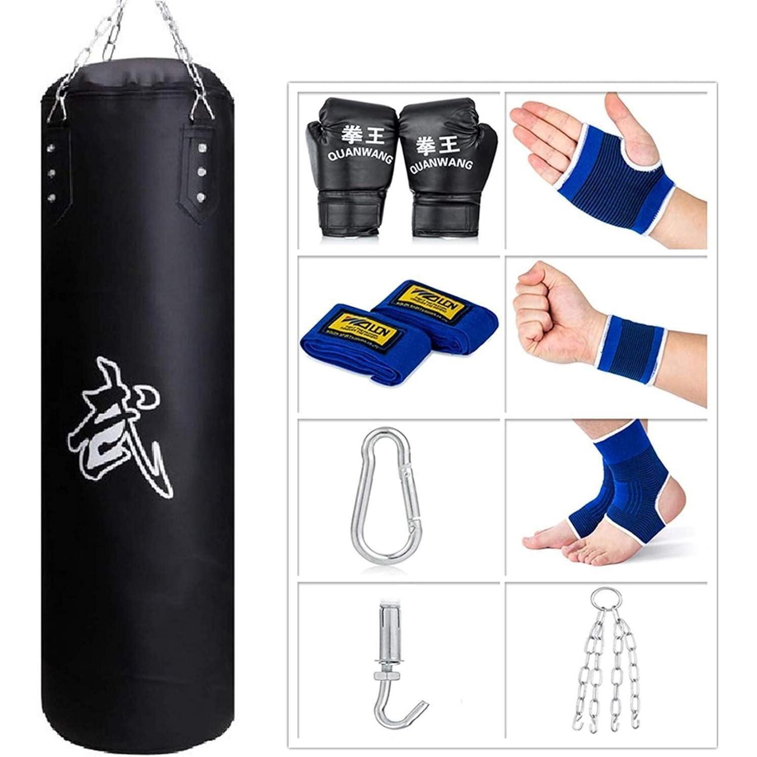 LuxusKollektion Punch-Handschuhe Boxsack Hängend Sandsack für Kinder Erwachsene Jugendliche MMA UFC