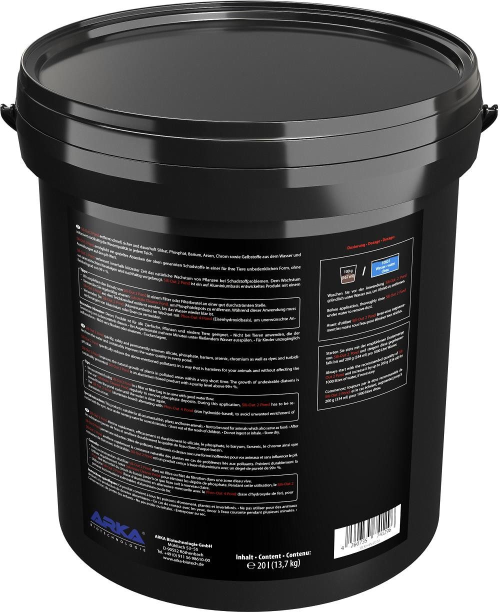 ARKA Biotechnologie GmbH Filtersubstrat Microbe-Lift Sili-Out 2 Teich Silikat- & Phosphatentferner 20 Liter