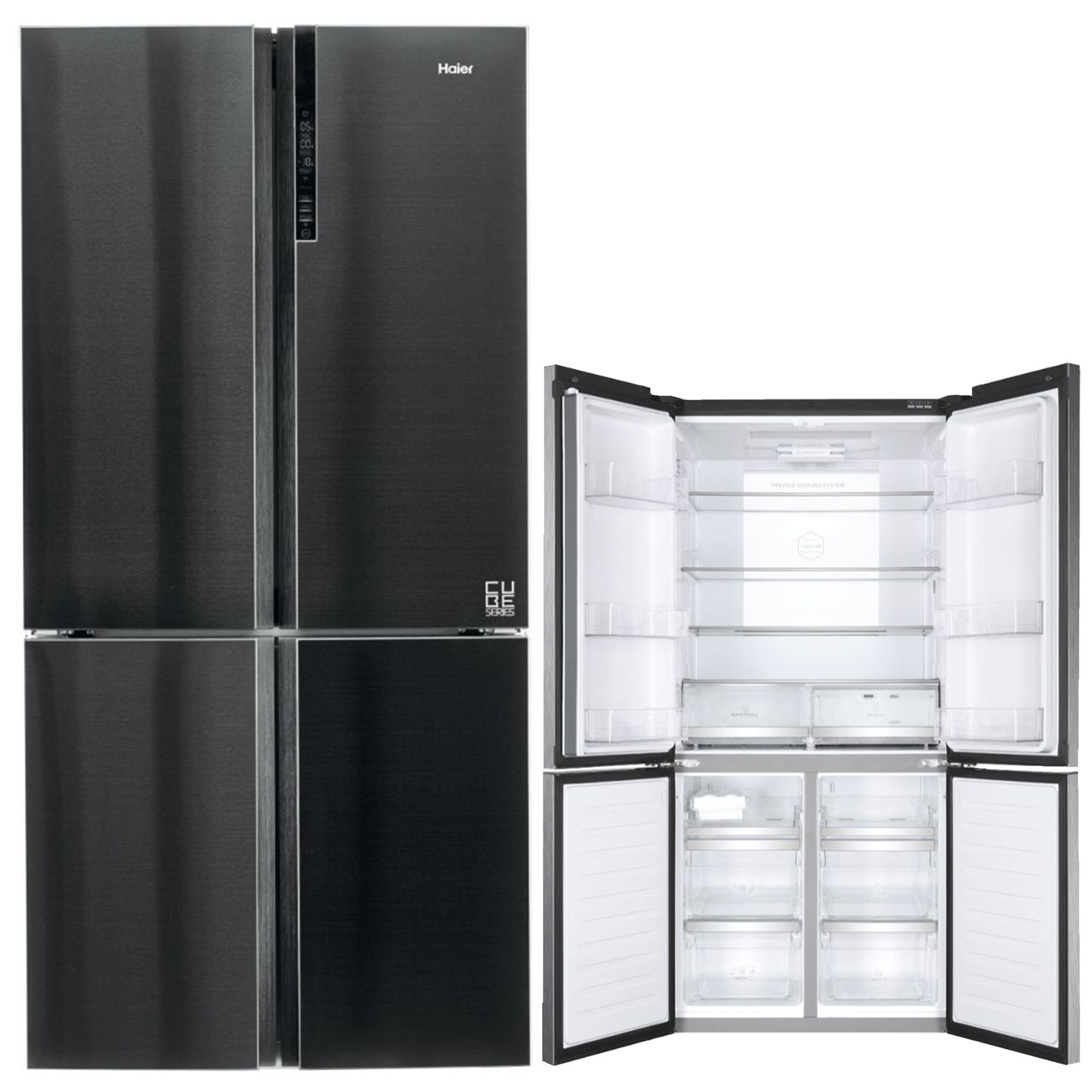 Haier Kühlschrank HTF-610DSN7, 190 cm hoch, 90.8 cm breit, No Frost, Twist  Icemaker