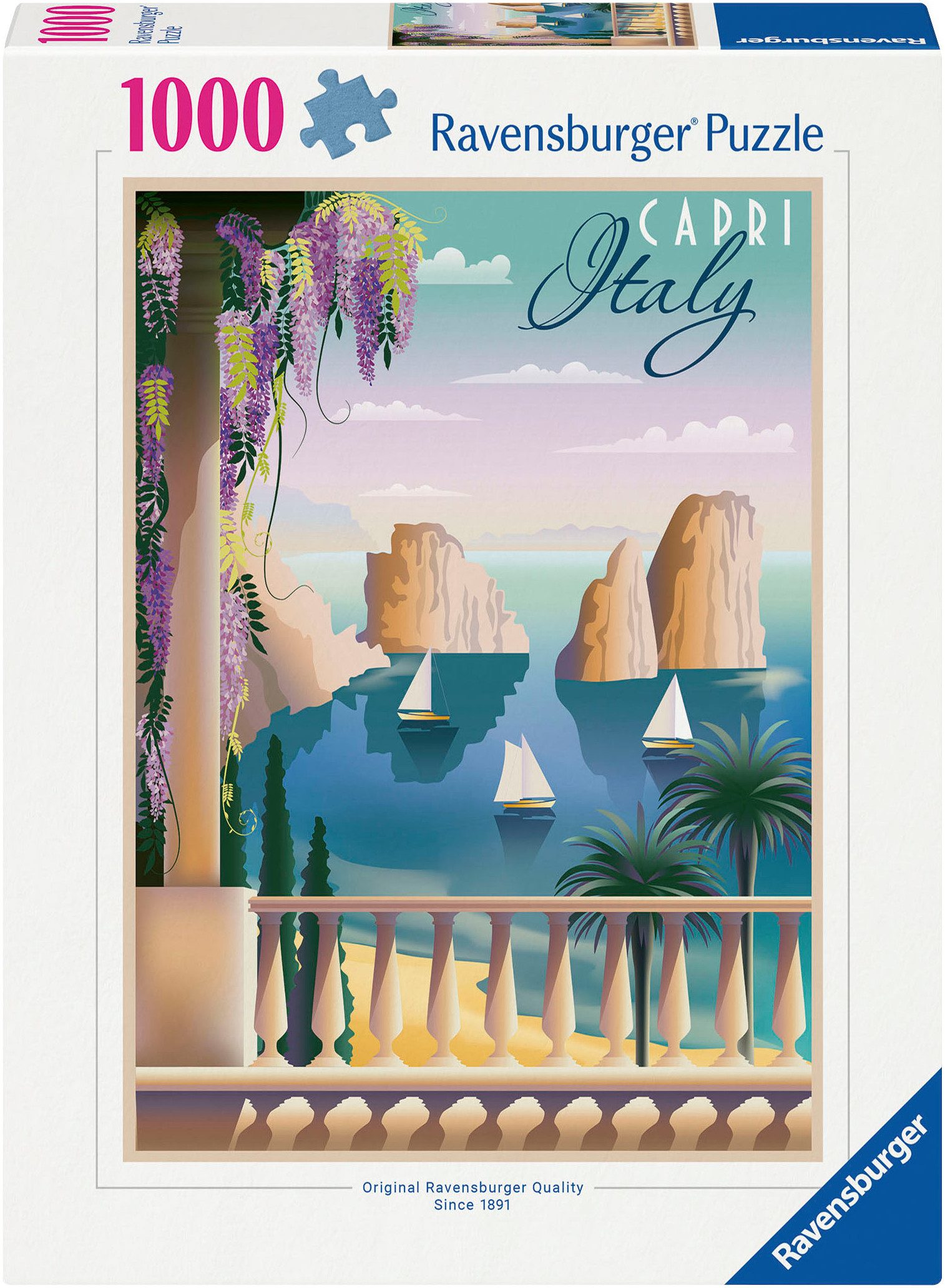 Ravensburger Puzzle Postkarte aus Capri, 1000 günstig online kaufen