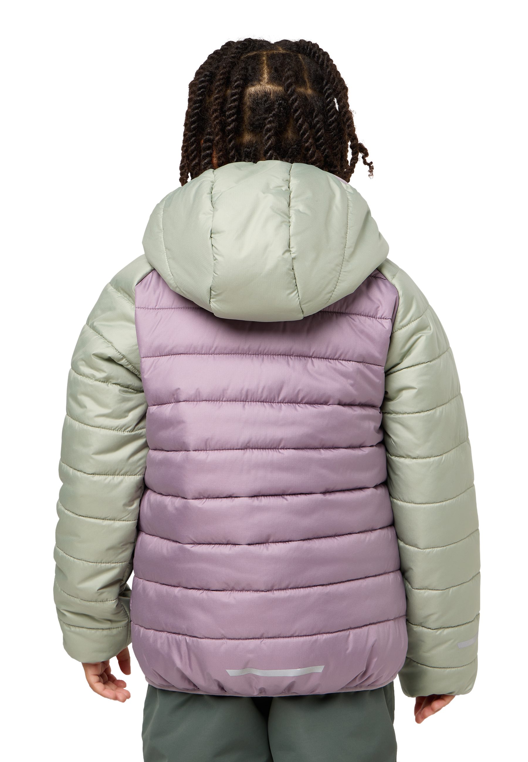 Jack Wolfskin Steppjacke ZENON für Kinder mit Kapuze, winddicht, wärmend, schnell trocknend