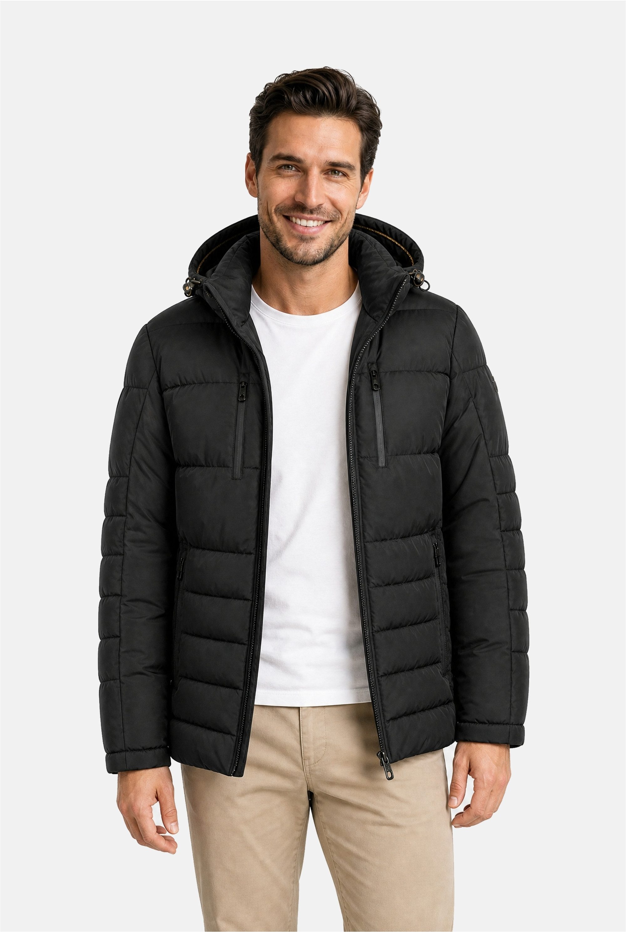 New Canadian Outdoorjacke dry iQ mit Fleece-Einsatz am Innenkragen