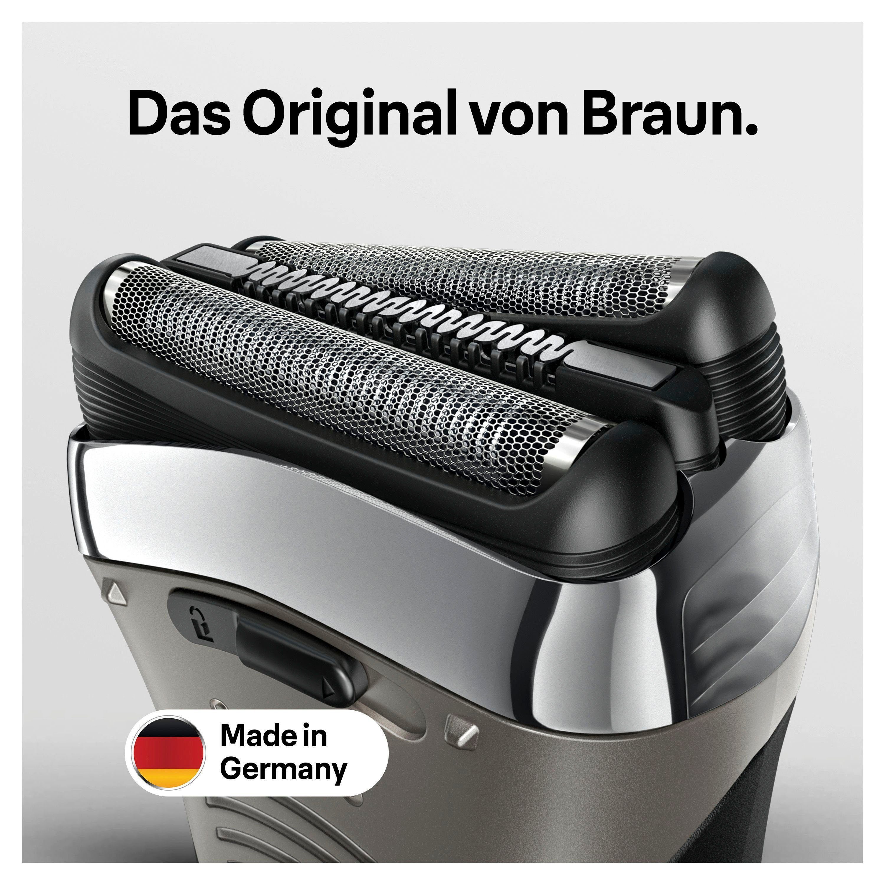 Braun kompatibel Ersatzscherteil 32, 3 silberfarben Series mit 3 Rasierern Series