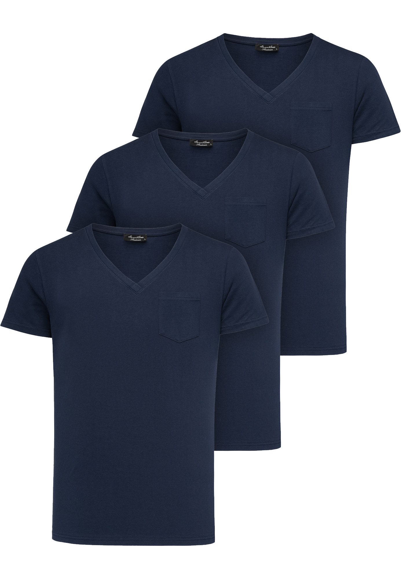 Amaci&Sons T-Shirt 3. PATERSON Herren T-Shirts günstig online kaufen