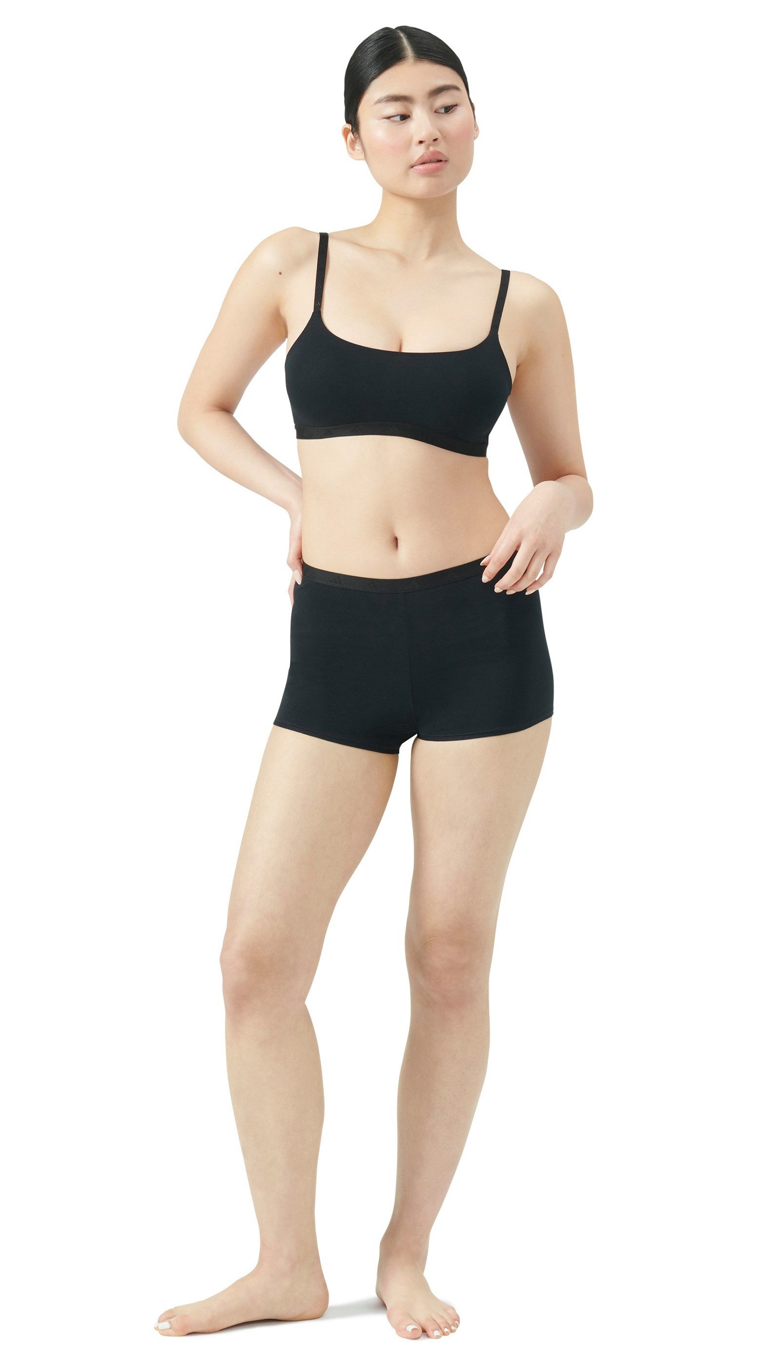 adidas Sportswear Panty Active Essentials Cotton mit elastischem Logobund und weiches, leichtes Material