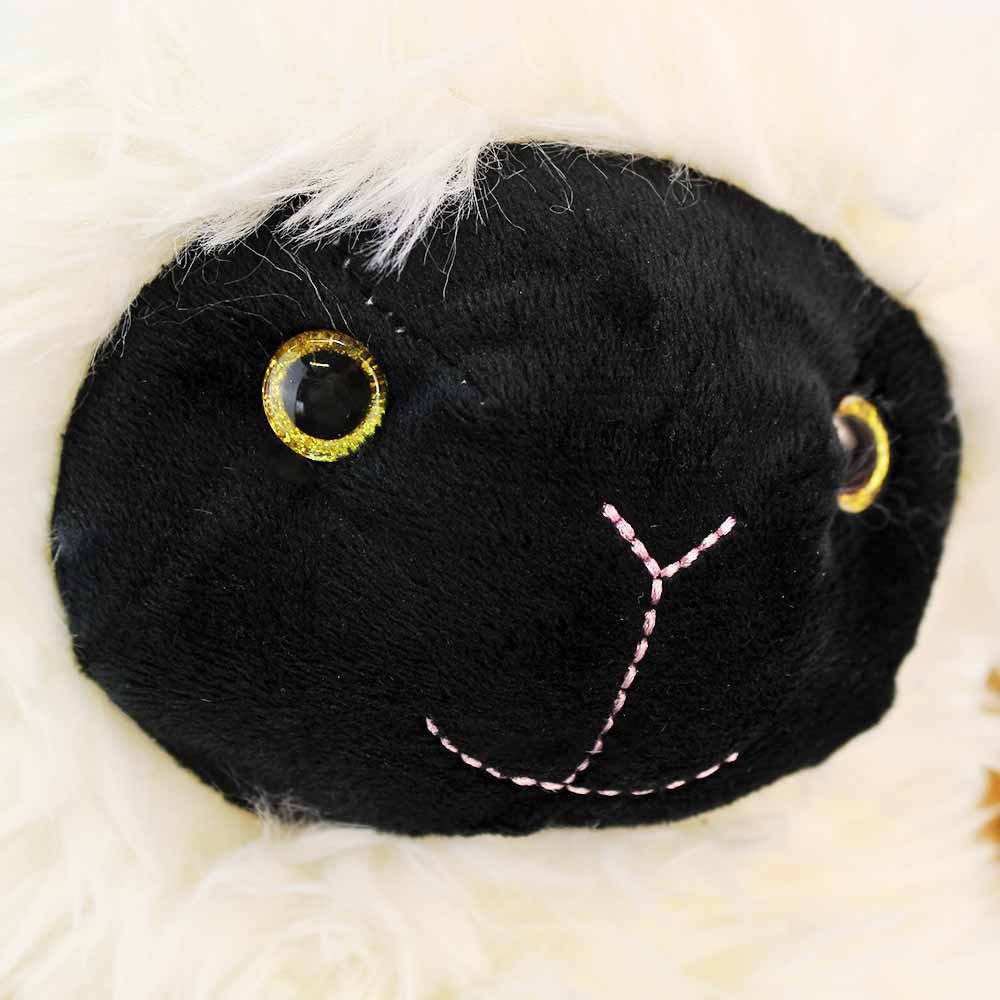 BEMIRO Kuscheltier Schaf Kuscheltier mit schwarzem Kopf - ca. 23 cm (1-St)