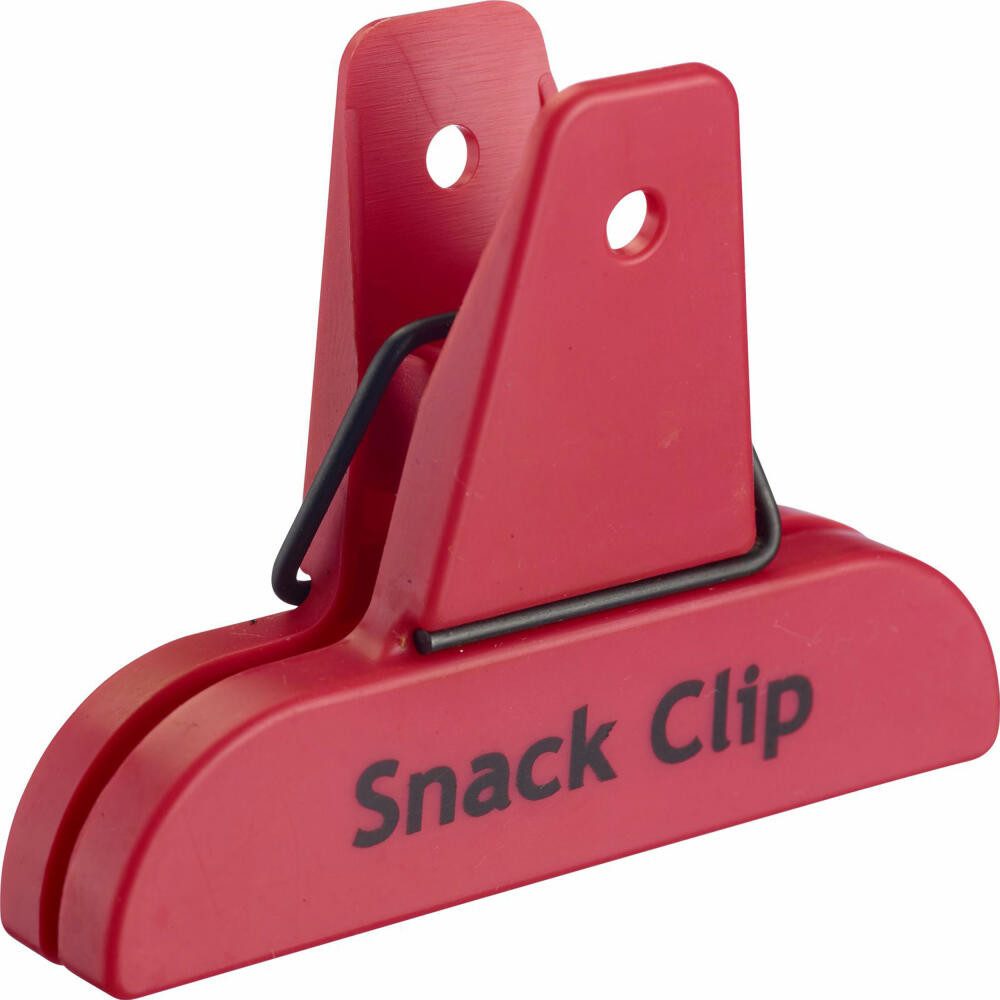 WESTMARK Verschlussklammer Beutelclips, 5 Stück, Mit Druck »Snack Clip«, Fresh, Farbig sortiert