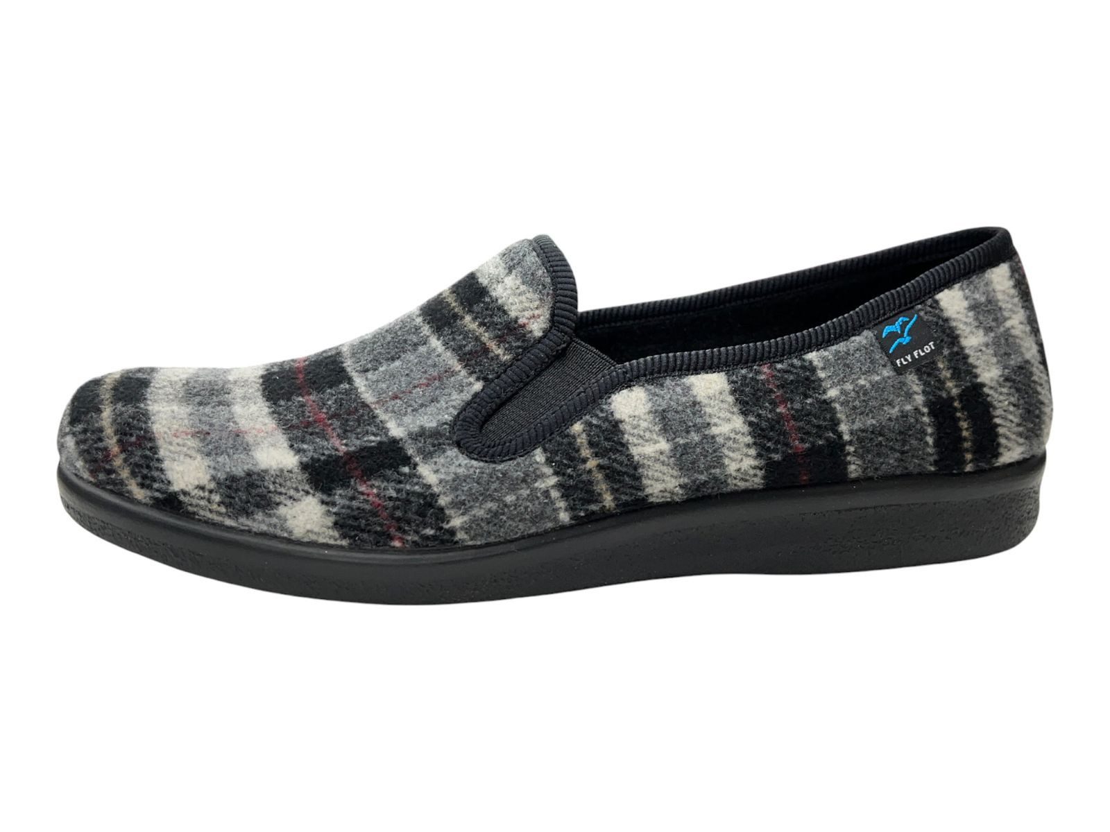 Fly Flot FLY FLOT Herren Hauschuhe 240004-01 black combi Hausschuh