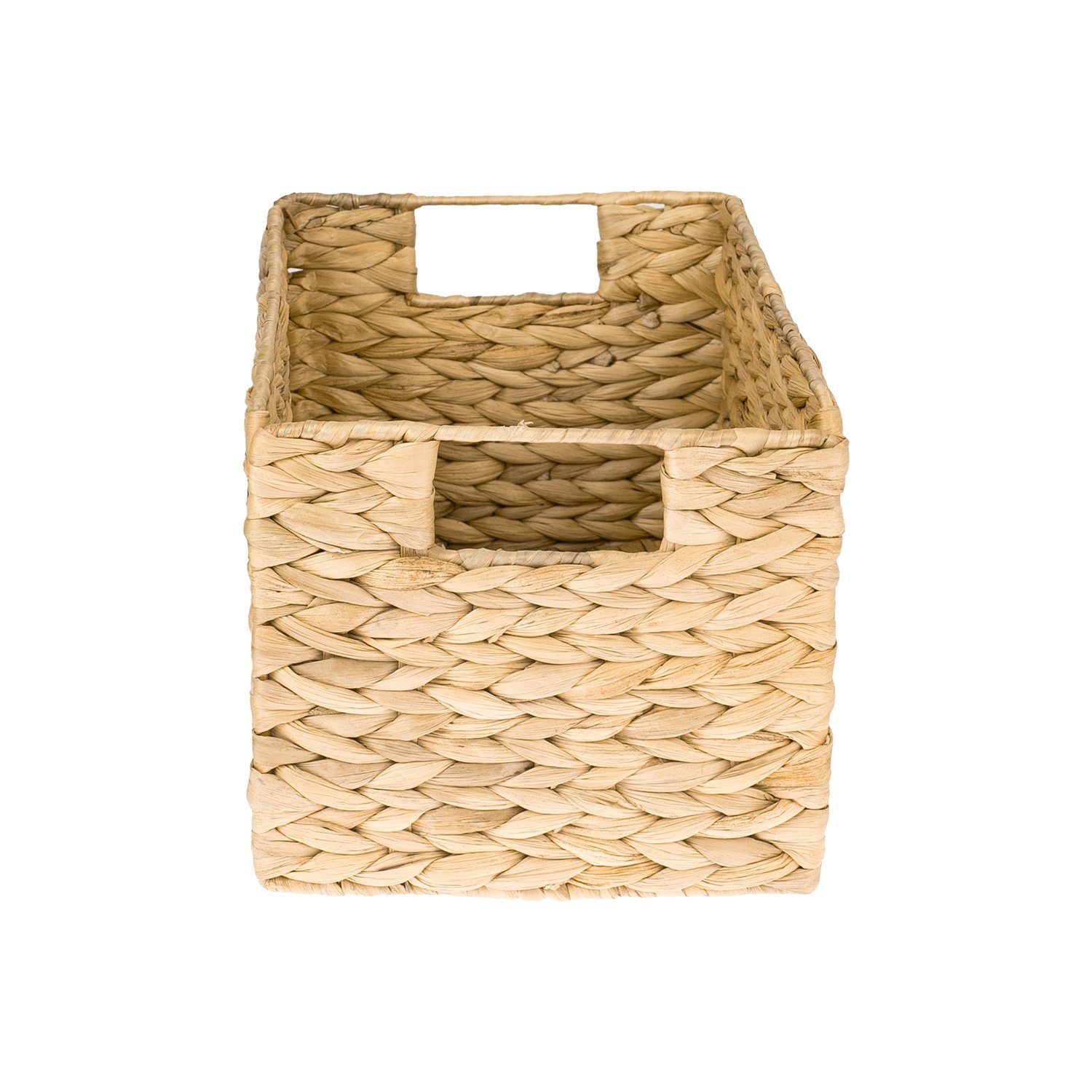HMF Aufbewahrungskorb faltbarer Korb geflochten aus Wasserhyazinthe Seegras günstig online kaufen