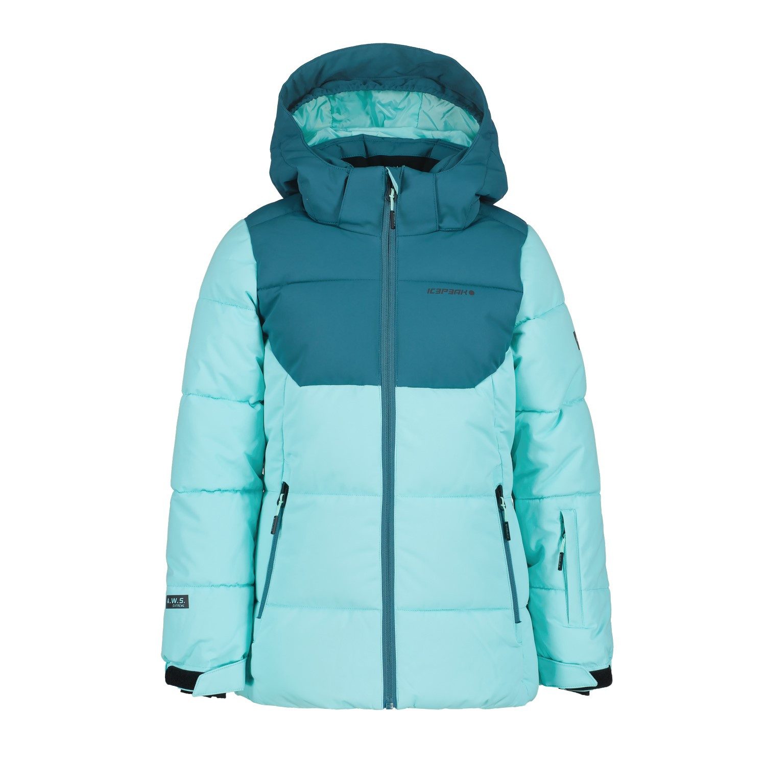 Icepeak Funktionsjacke Loris Winterjacke mit Kapuze und Schneefang
