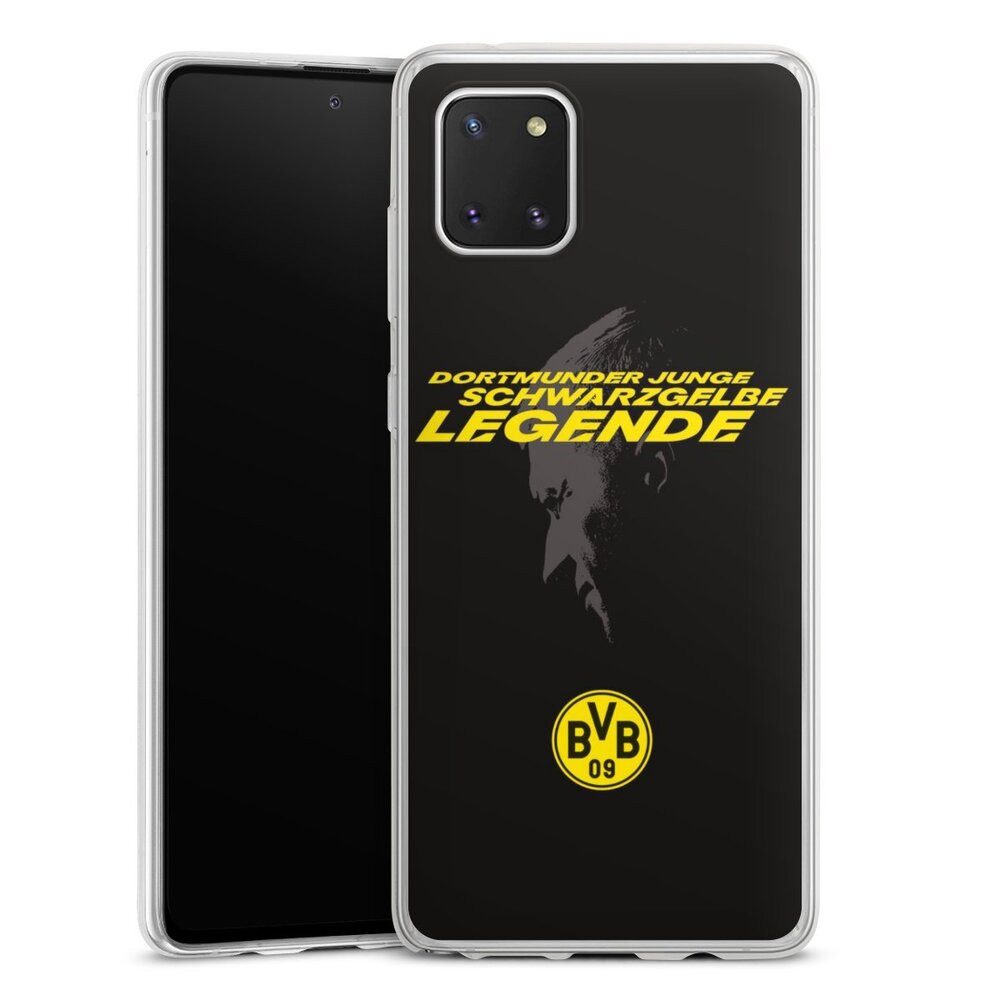 DeinDesign Handyhülle Marco Reus Borussia Dortmund BVB Danke Marco Schwarzgelbe Legende, Samsung Galaxy Note 10 lite Slim Case Silikon Hülle Ultra Dünn