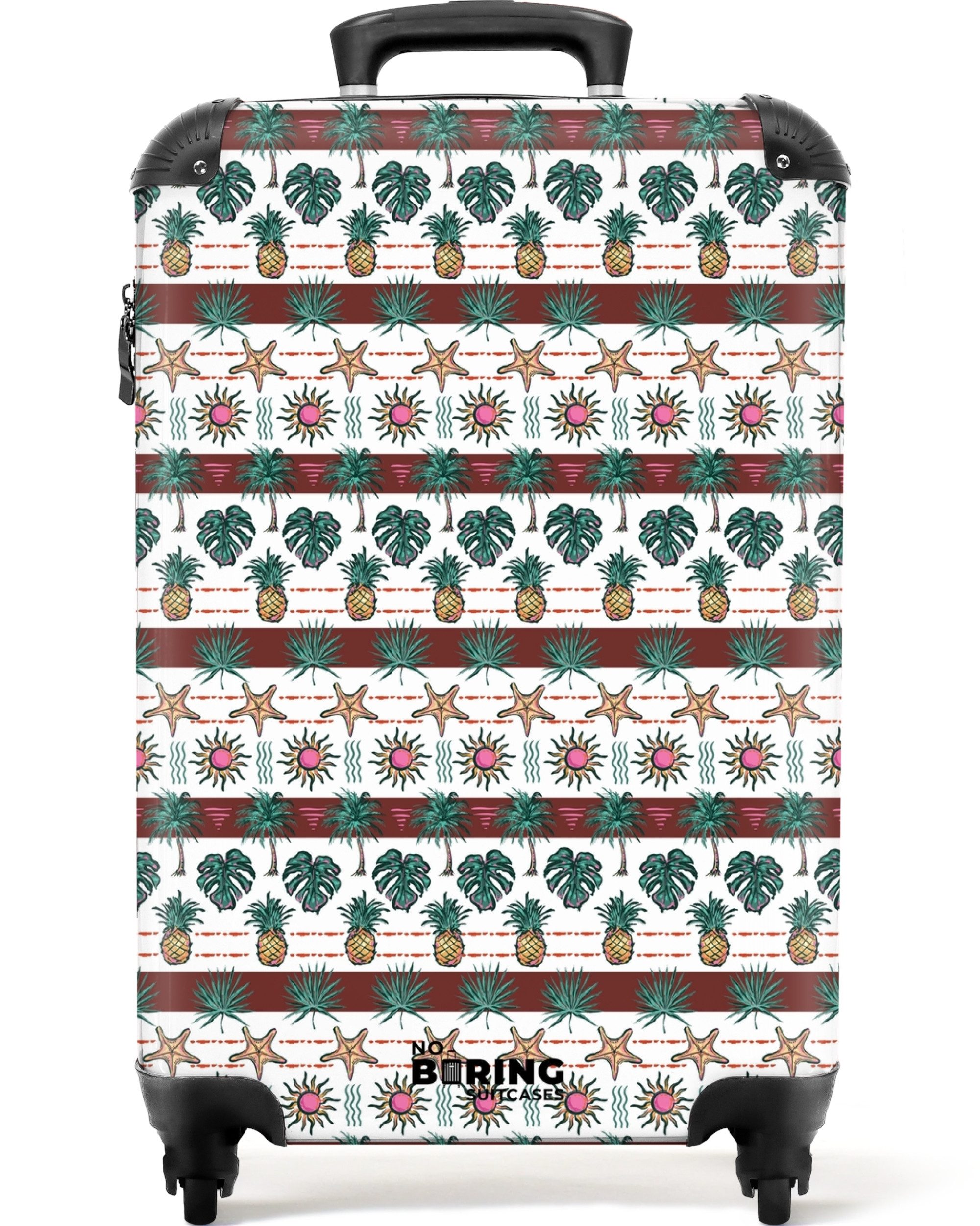 Hartschalen-Trolley Sommer Illustration Druck 55x35x20cm