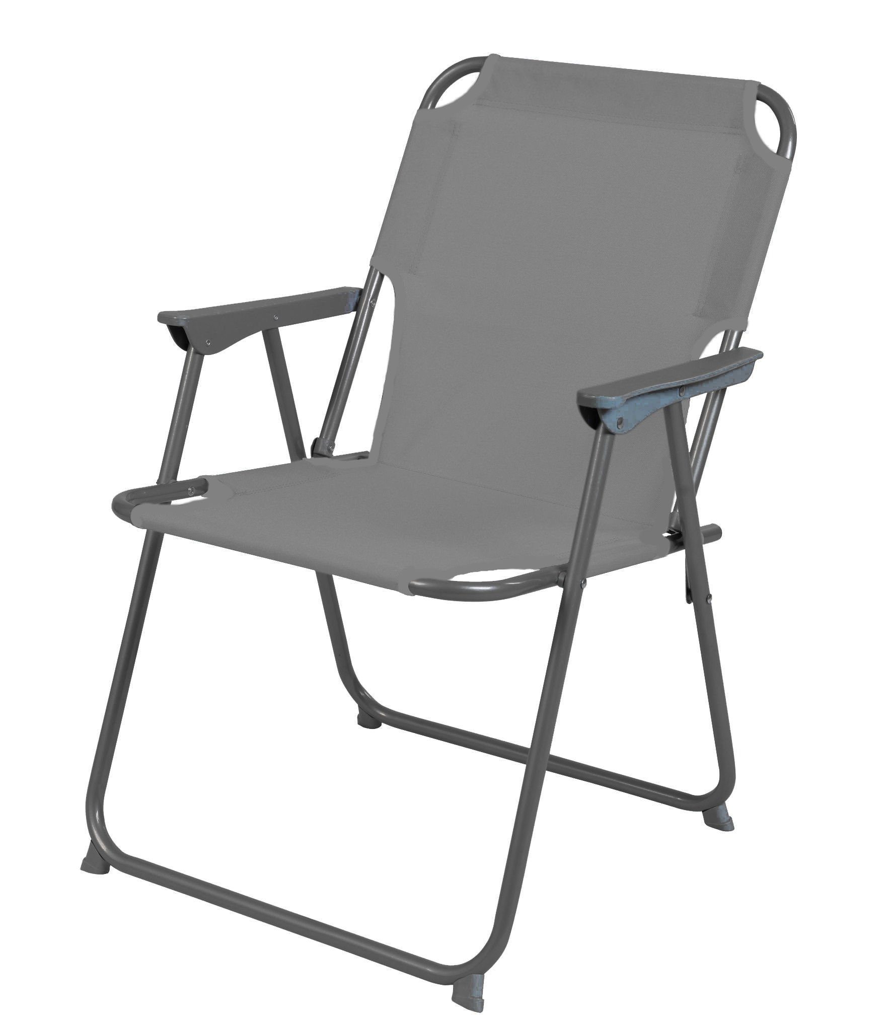 Spetebo Campingstuhl Campingstuhl Oxford - schwarz günstig online kaufen