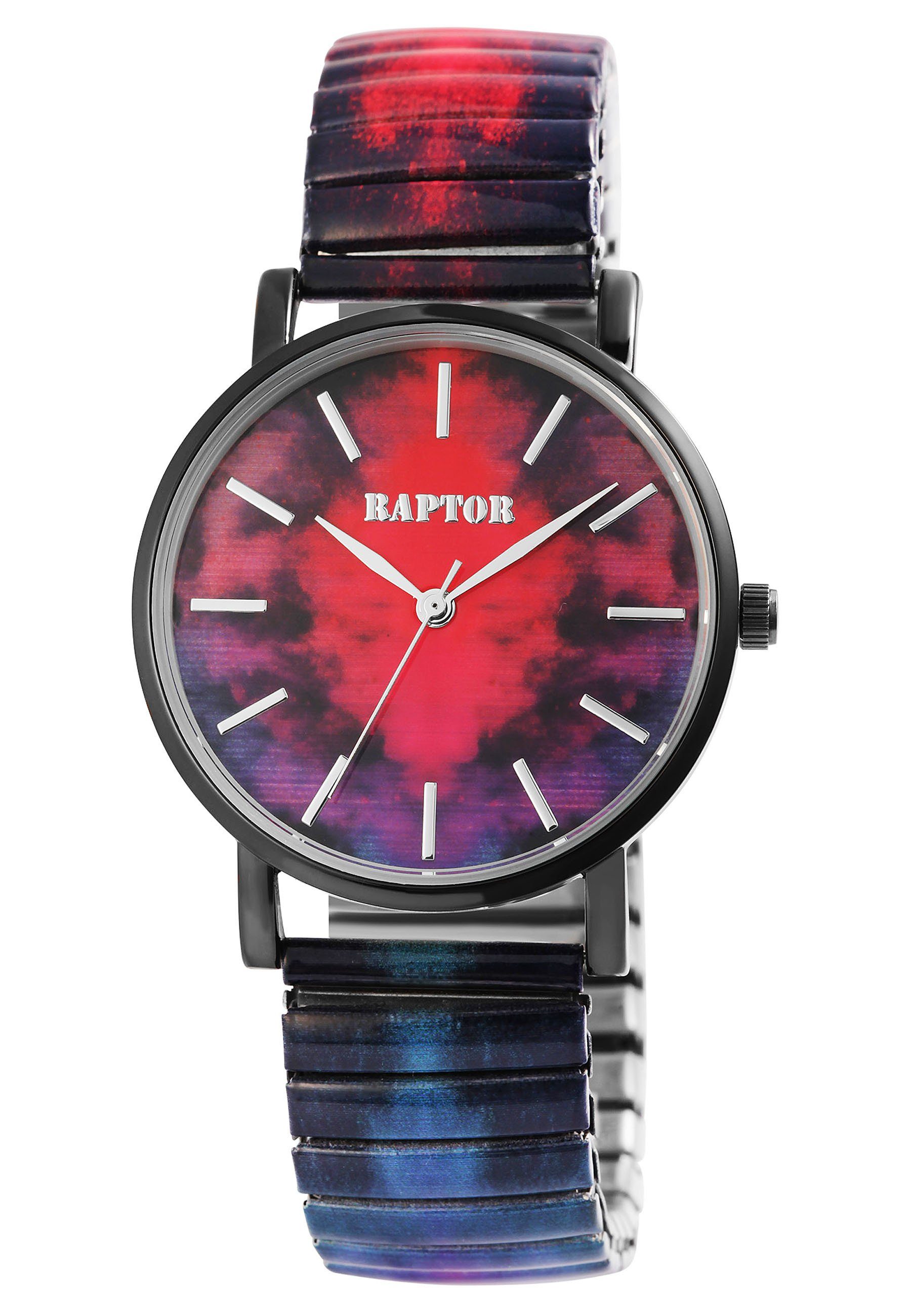 Raptor Schwarz1 Edition Quarzuhr Colorful