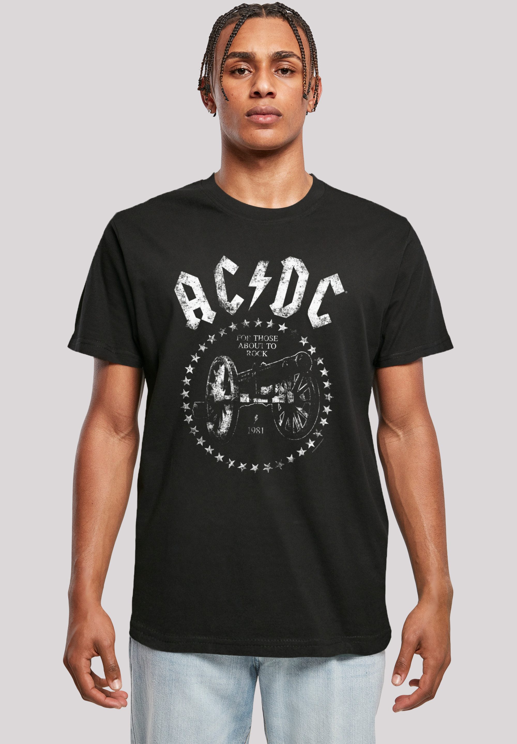 F4NT4STIC T-Shirt ACDC We Salute You Cannon Premium Qualität günstig online kaufen