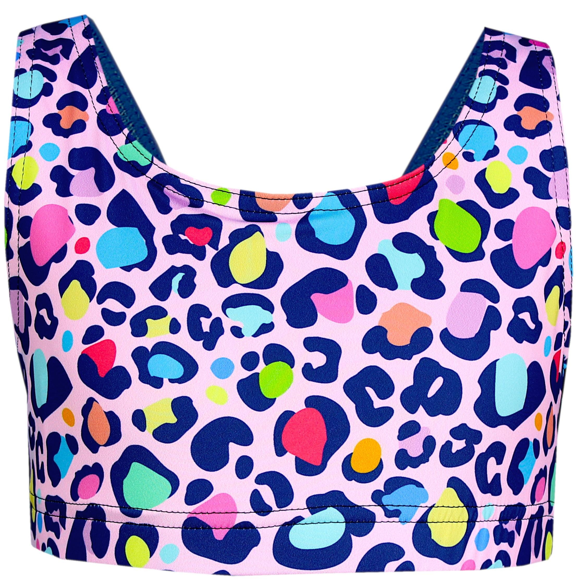 Aquarti Bustier-Bikini Aquarti Mädchen Sport Bikini Racerback Bustier & Bikinislip