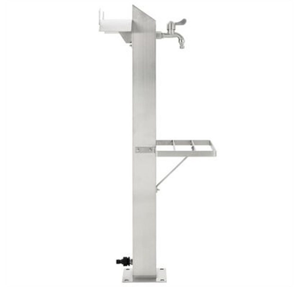 Thumbnail - DOTMALL Bewässerungssystem Gartenwassersäule Edelstahl Quadratisch 95 cm