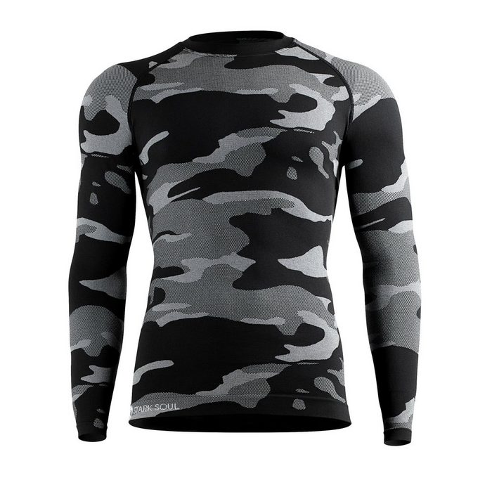 Stark Soul® Funktionsshirt Thermo-Funktionshirt Langarm Camouflage Outdoor-Ski Unterwäsche Herren