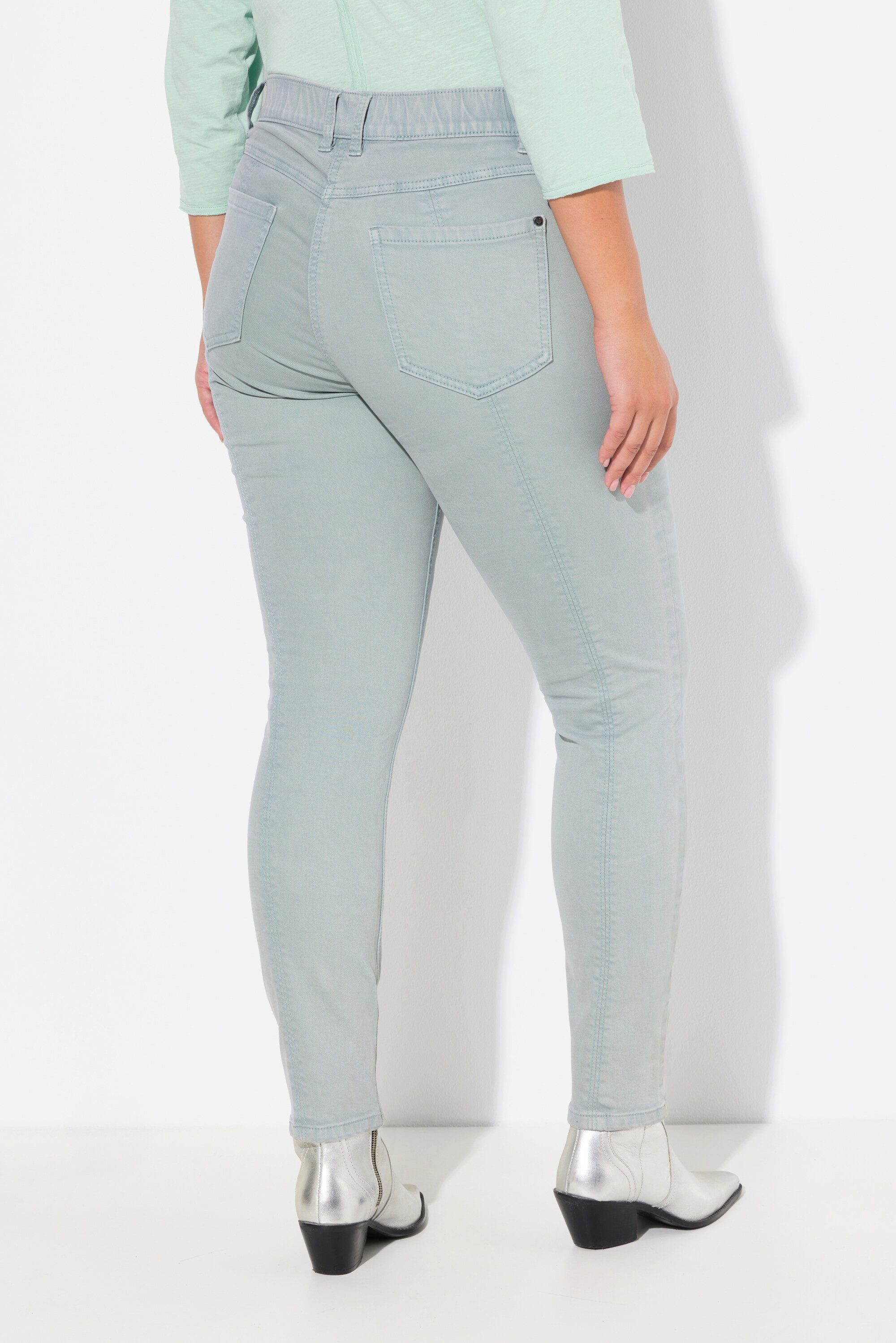 Ulla Popken Regular-fit-Jeans Jeans Sarah schmales Bein Komfortbund