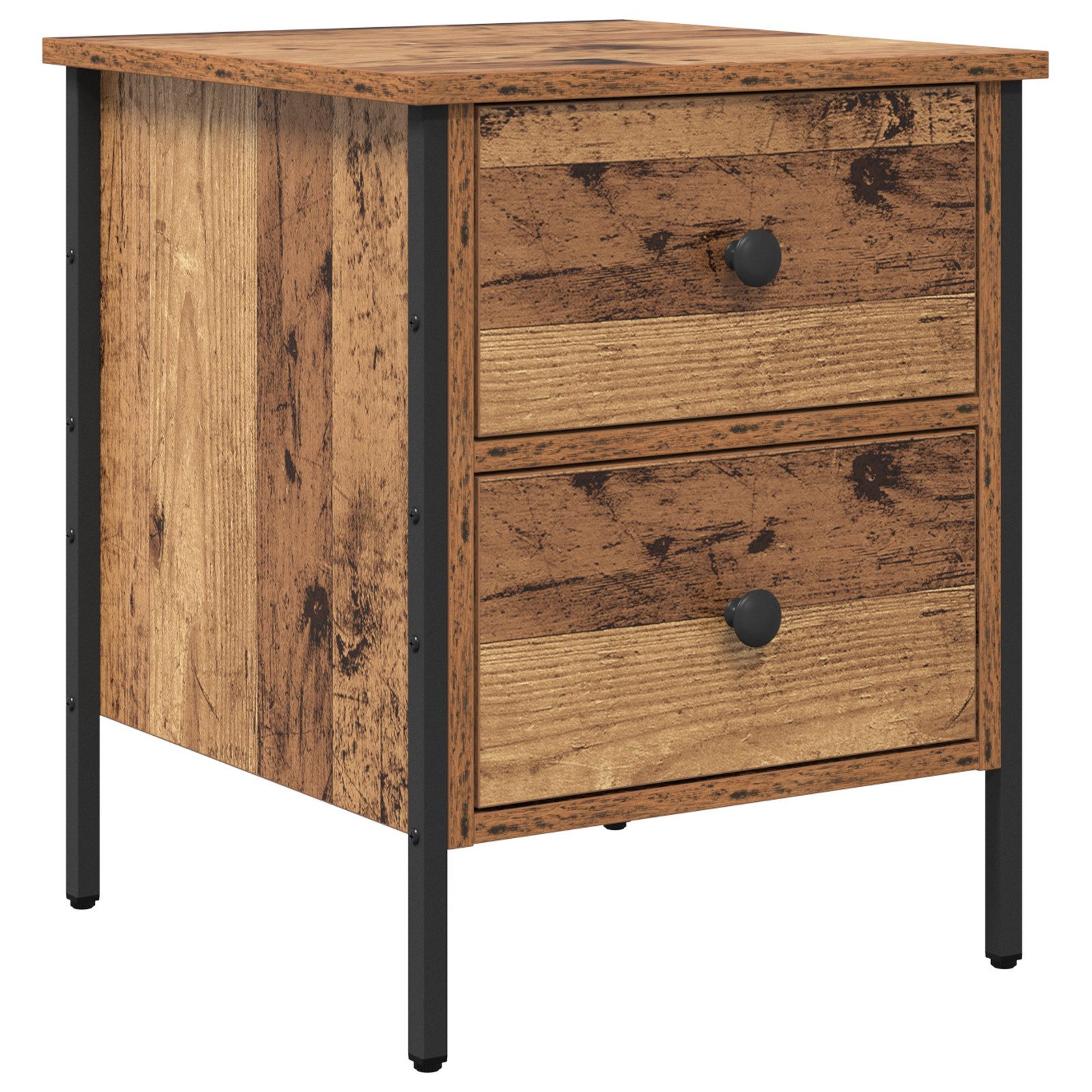 vidaXL Nachttisch Nachttisch Alter Holz 40x42x50 günstig online kaufen