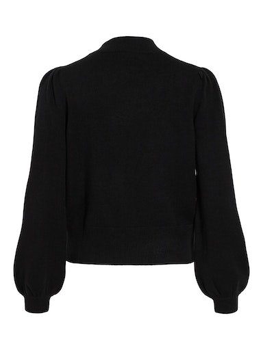 Vila Rundhalspullover VIRIL TURTLE-NK BALLOON L/S TOP - NOOS Materialmix, regular fit