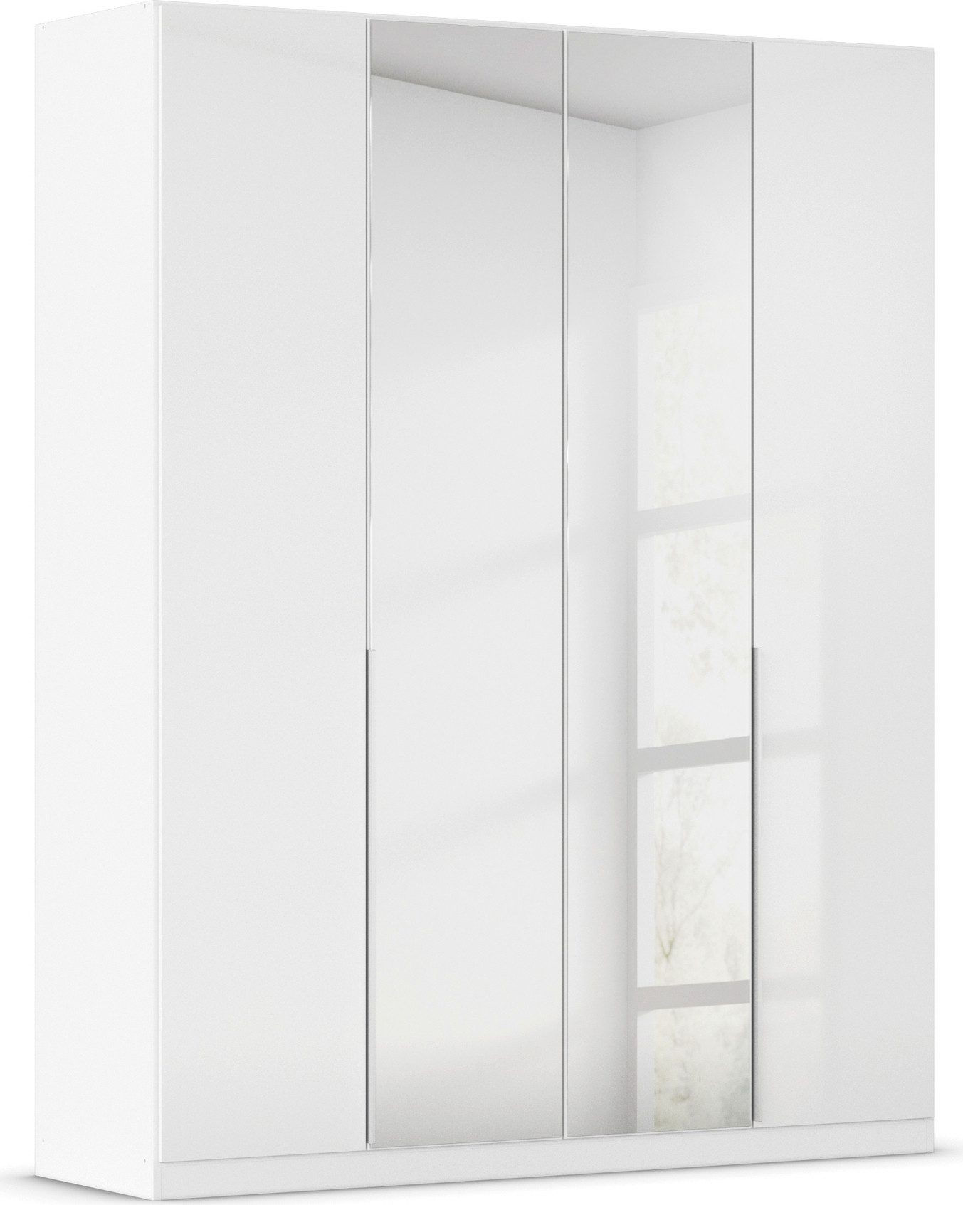 OTTO home Drehtürenschrank Kleiderschrank Schrank Garderobe AGORDO mit Dekor- oder Hochglanzfront (in zwei Griff-Farben, Breiten 91-405 cm) durchdachte Innenausstattung, in 8 Breiten und 2 Höhen MADE IN GERMANY