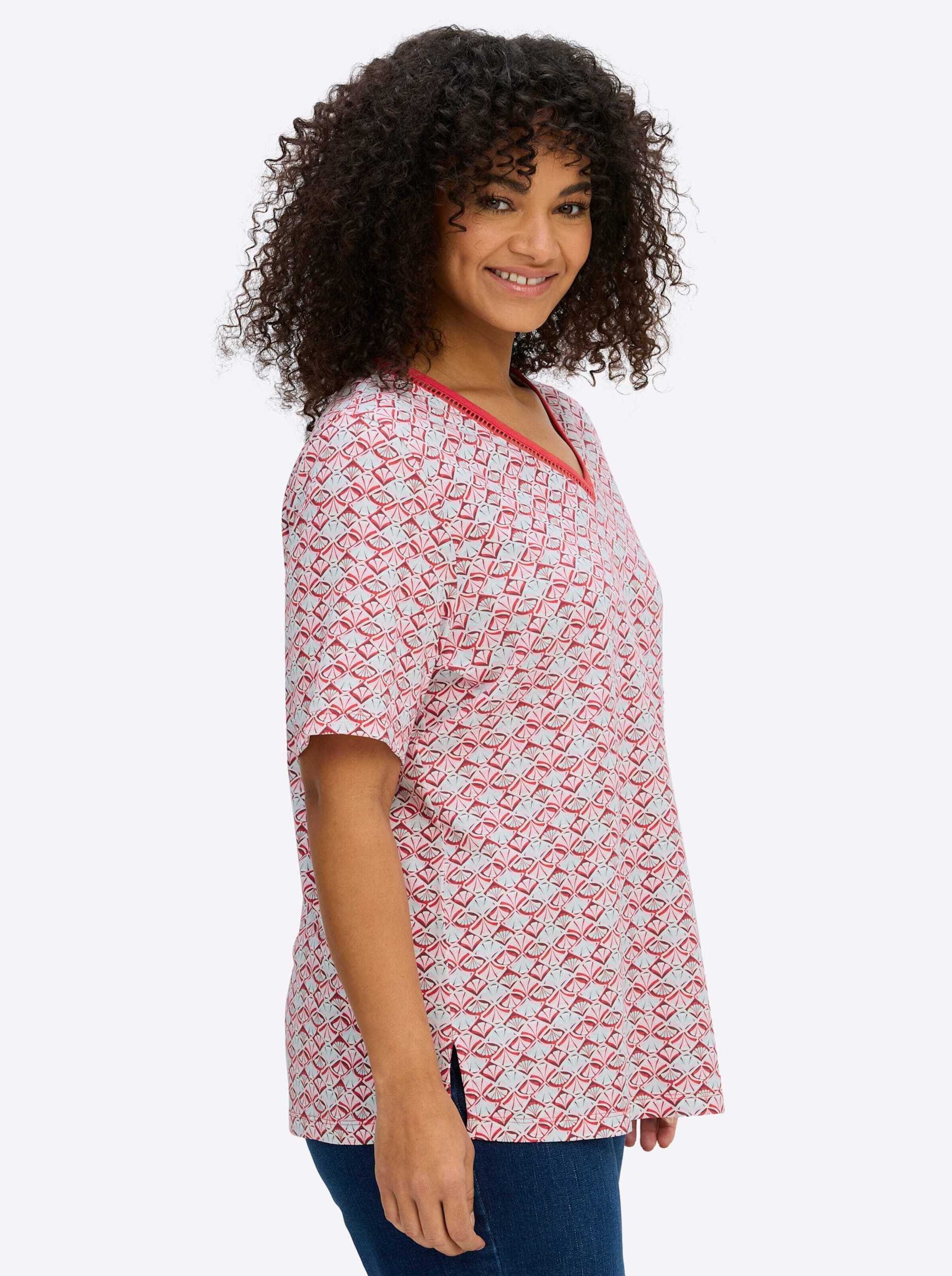 Sheego T-Shirt Shirt Kurzarm