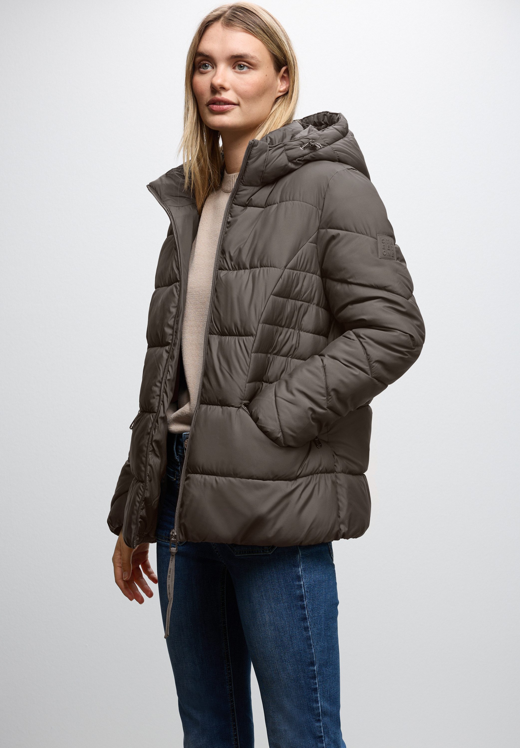 STREET ONE Steppjacke mit Kapuze