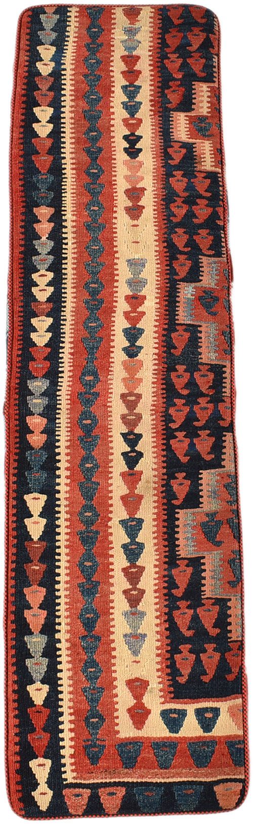 KUHFELL online & NOMAD Bankauflage Kelim Bankauflage Bankkissen 180 x 45 x 4 cm