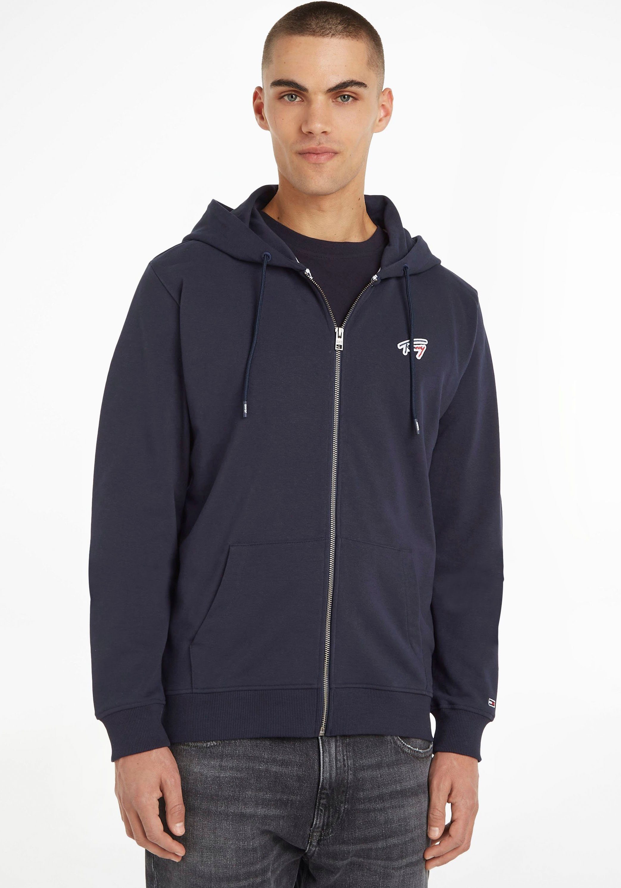 Tommy Jeans Kapuzensweatjacke TJM REG SIGNATURE ZIP-THRU Desert Sky