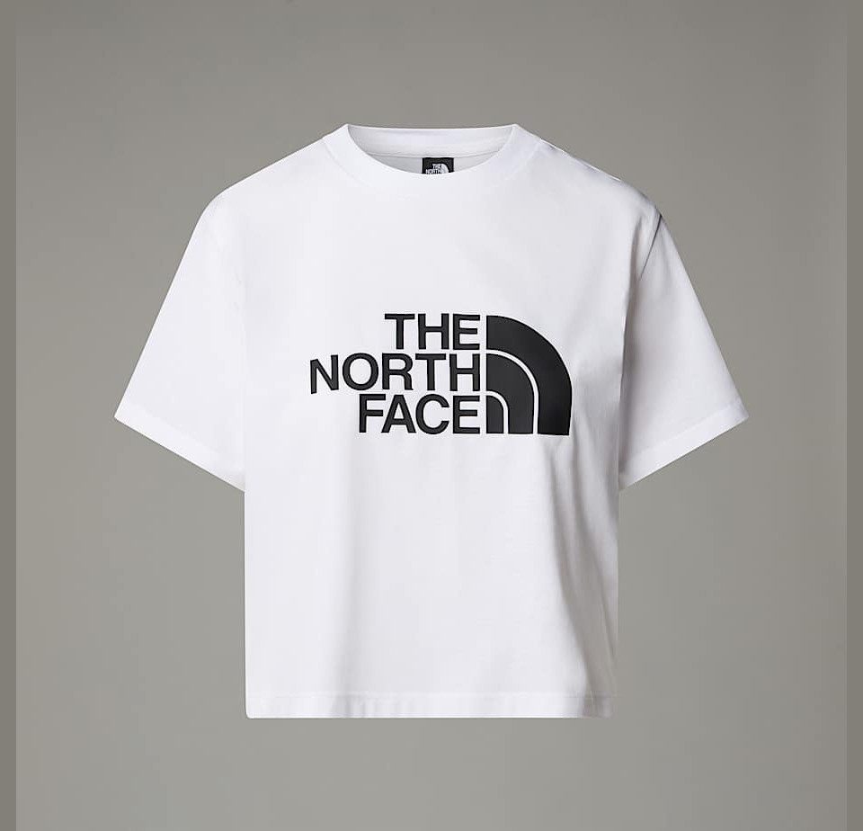 The North Face Kurzarmshirt W S/S EASY RELAXED CROPPED TEE TNF White