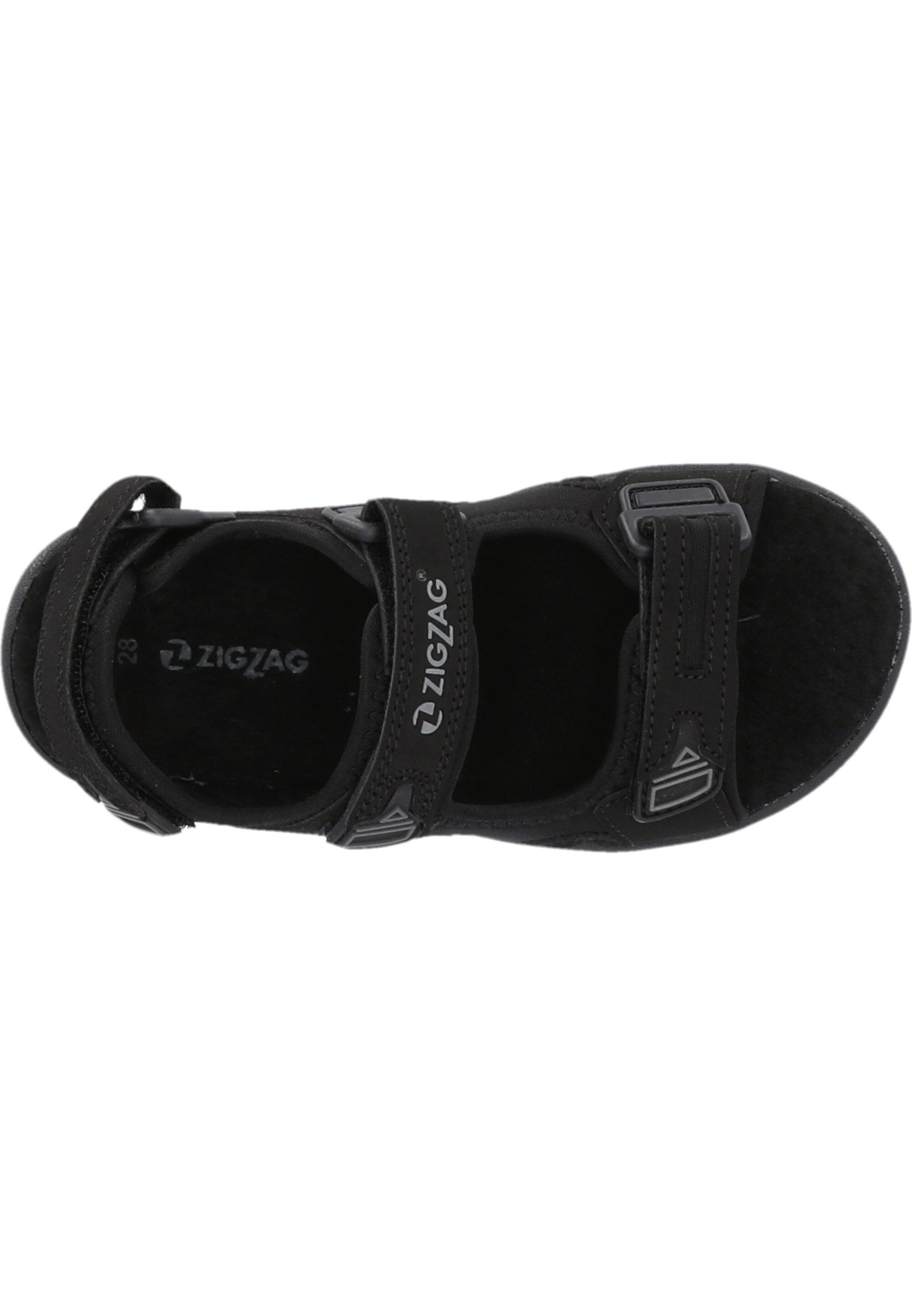 ZIGZAG Tanaka Sandale mit Klettverschluss praktischem schwarz
