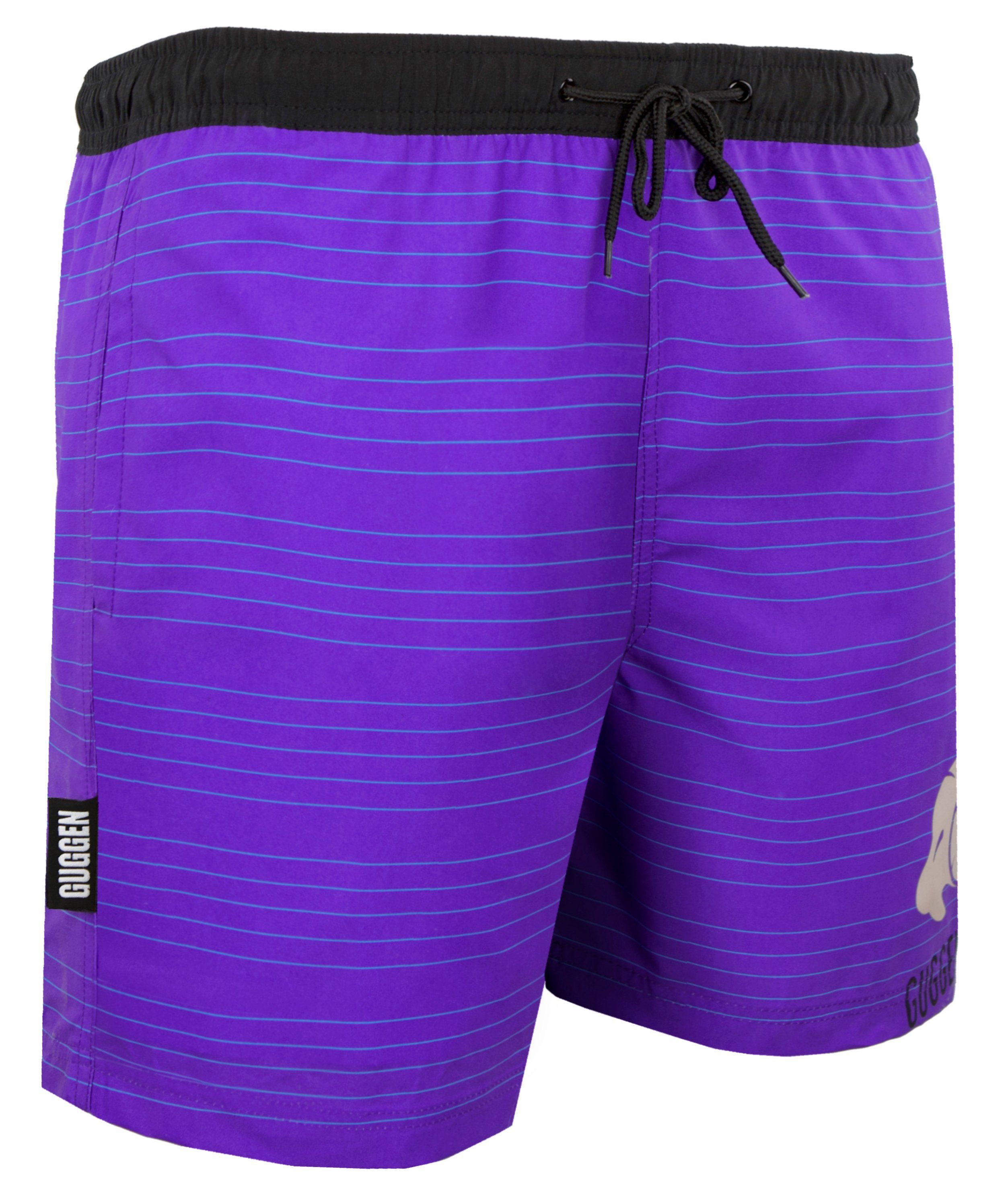 GUGGEN Mountain Badehose Badehose Herren Schnelltrocknende Badeshorts karie günstig online kaufen