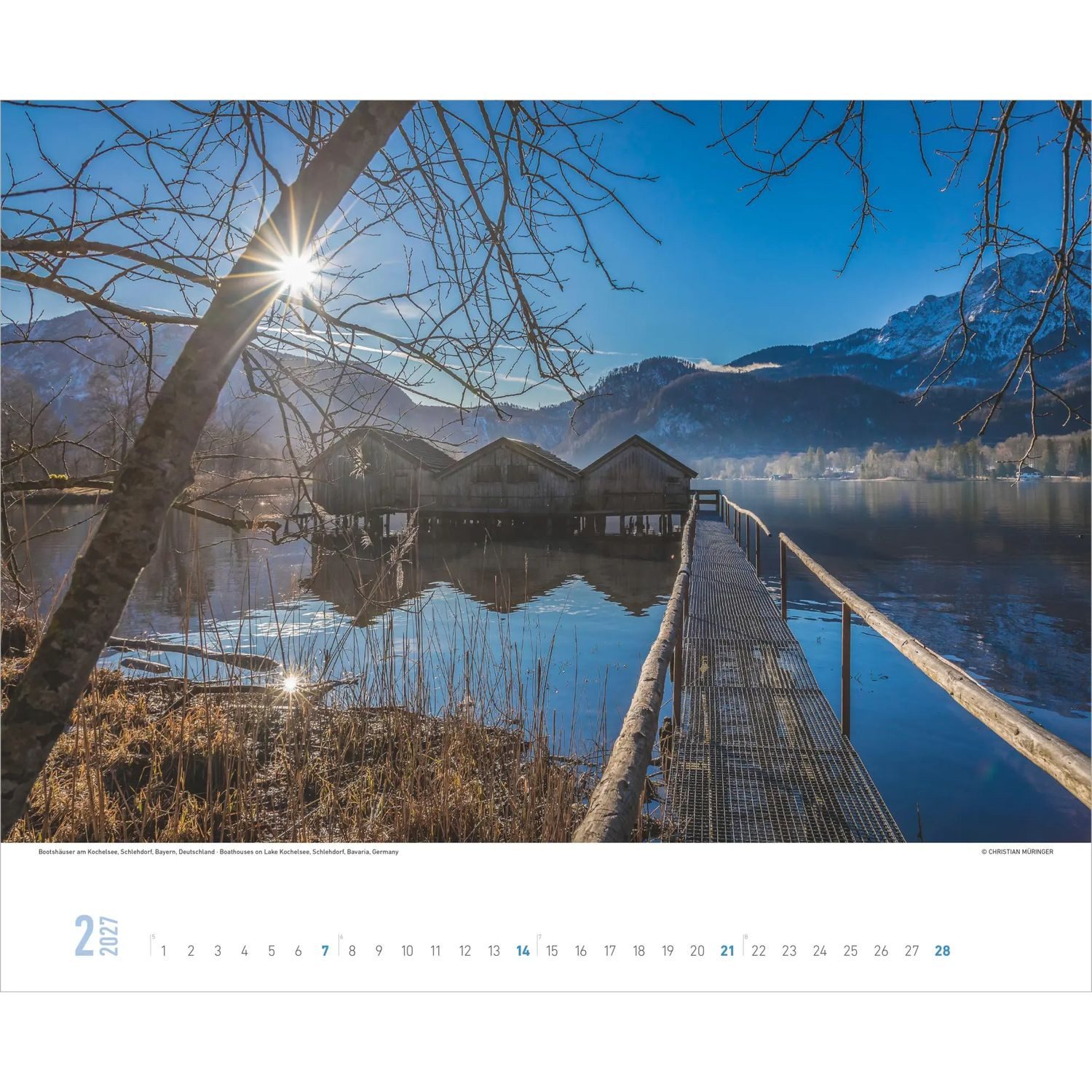 Alpha Edition Wandkalender Momente der Stille 2027 – Bild 2 von 5