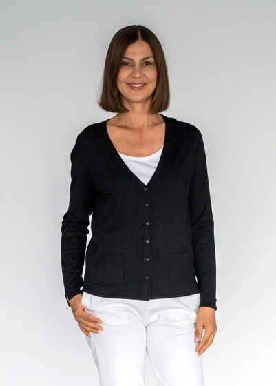 Clarina Strickjacke Ganzjahres NOS V-Cardigan, 1/1