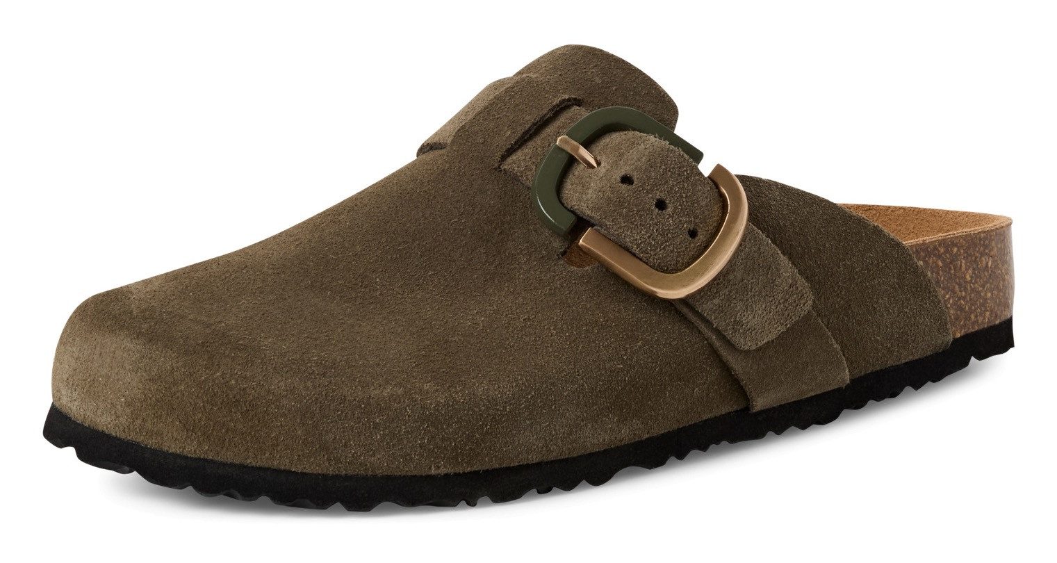 Tamaris Clog, Hausschuh, Schupfschuh, Bequemschuh mit verstellbarer Schnall günstig online kaufen