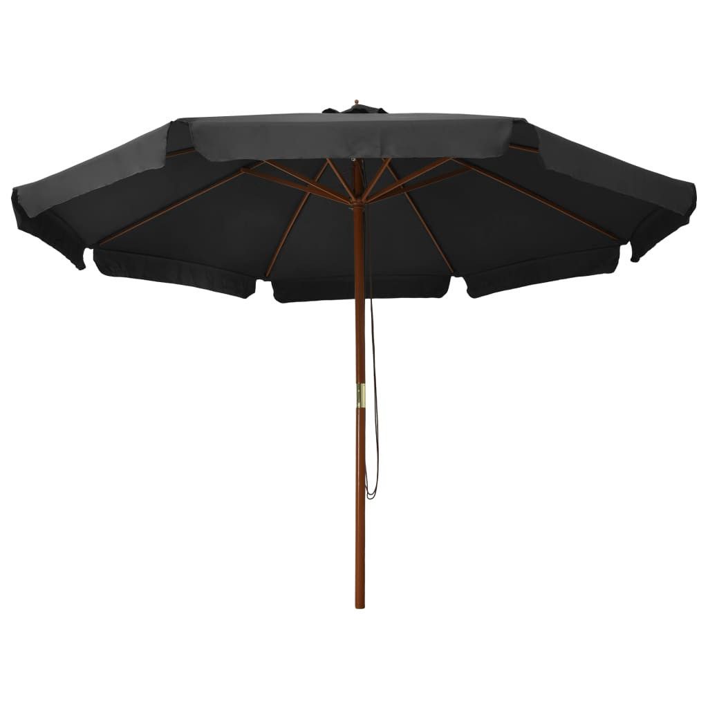 furnicato Sonnenschirm mit Holzmast 330 cm günstig online kaufen