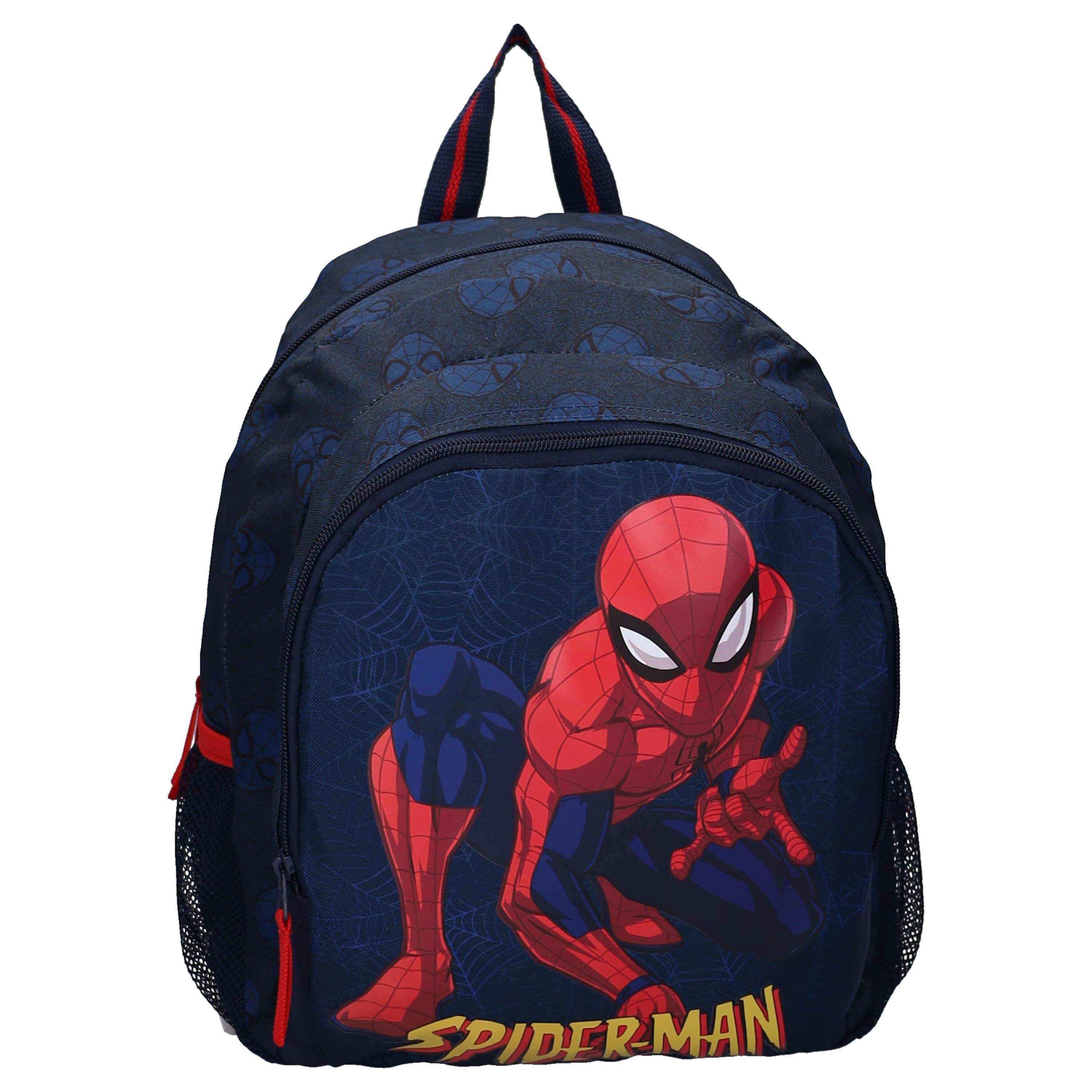 Spiderman Kinderrucksack Web Hero kompakt mit 6,7 Liter Volumen für Freizeit und Reisen (Packung)