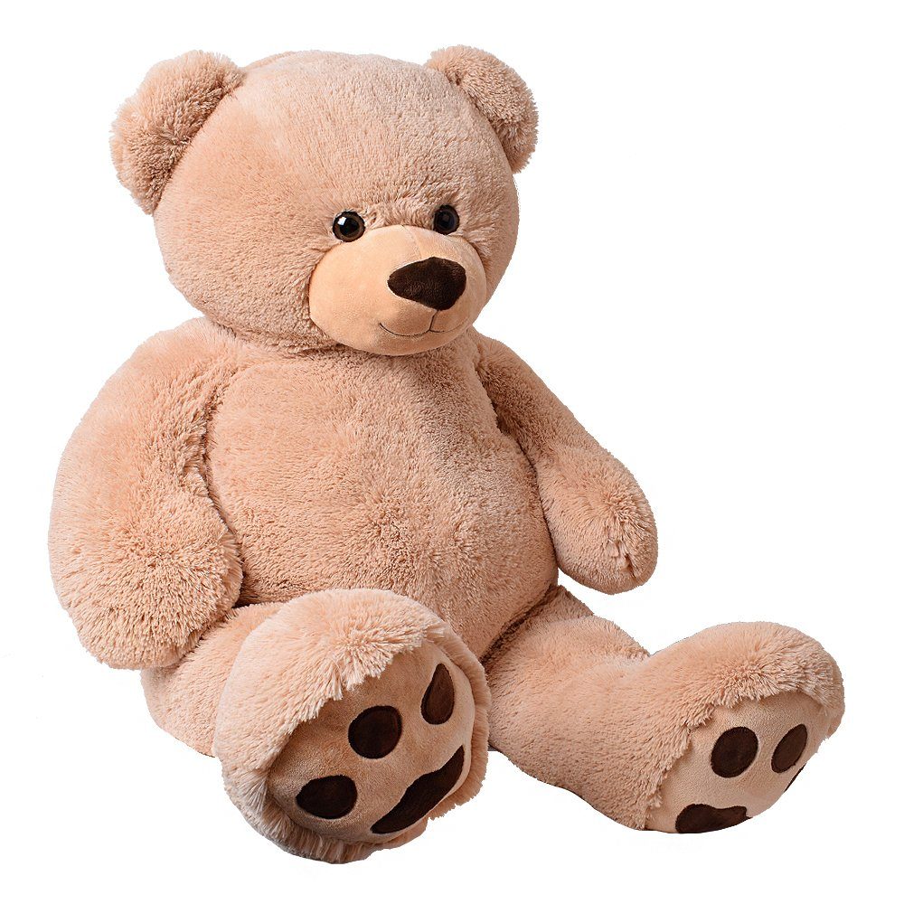 Kuscheltier XXL Teddybär 135cm Teddy Plüschtier Geschenk braun