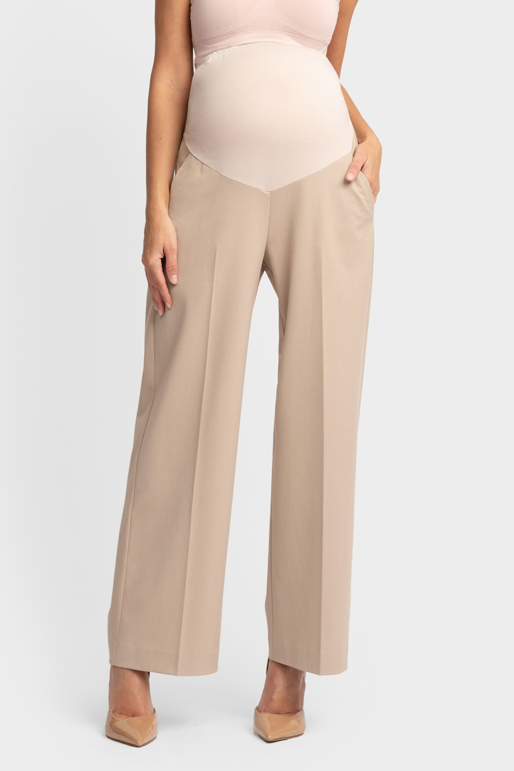 Seraphine Palazzohose Seraphine Weite Umstandshose mit Bauchband (1-tlg)