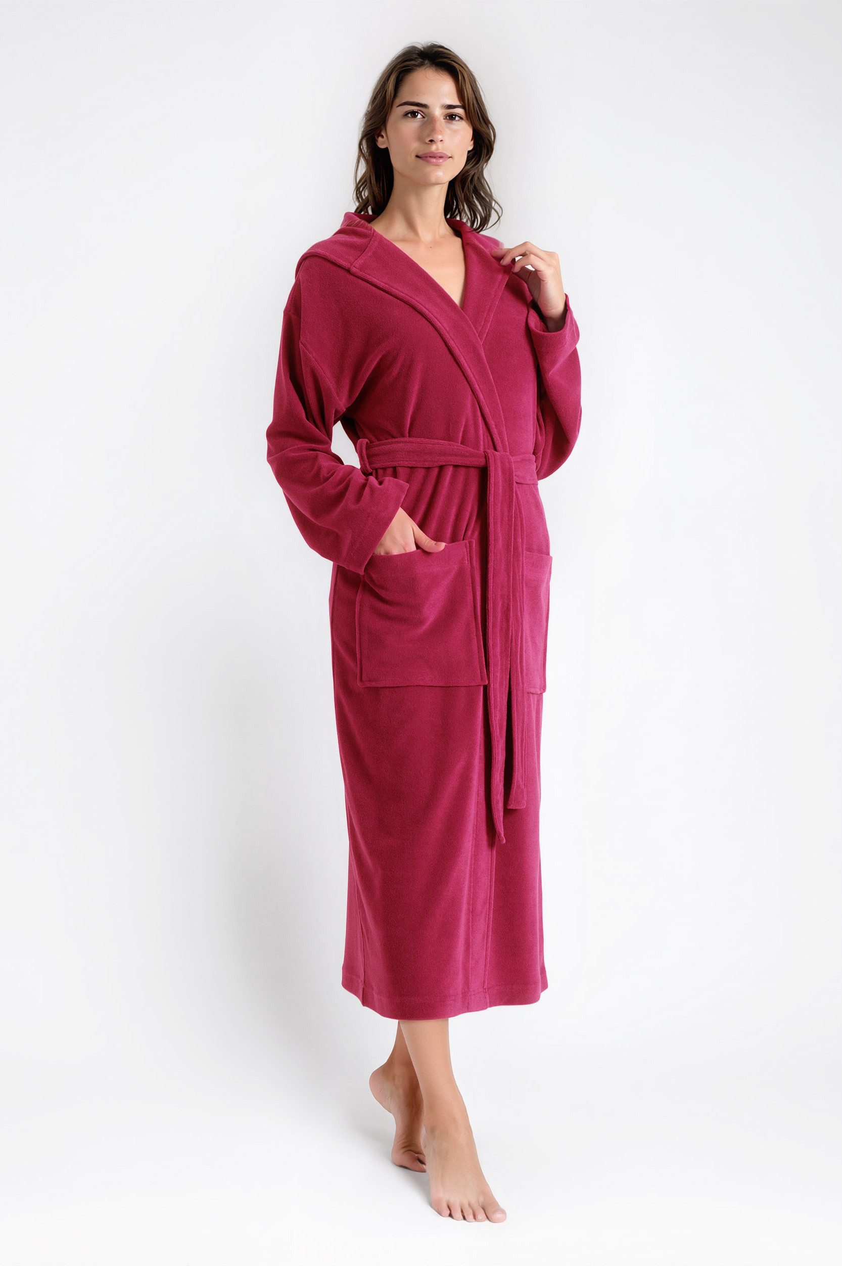my home Damenbademantel Jule, ideal für Sauna & Spa, Hotelbademantel, Morge günstig online kaufen