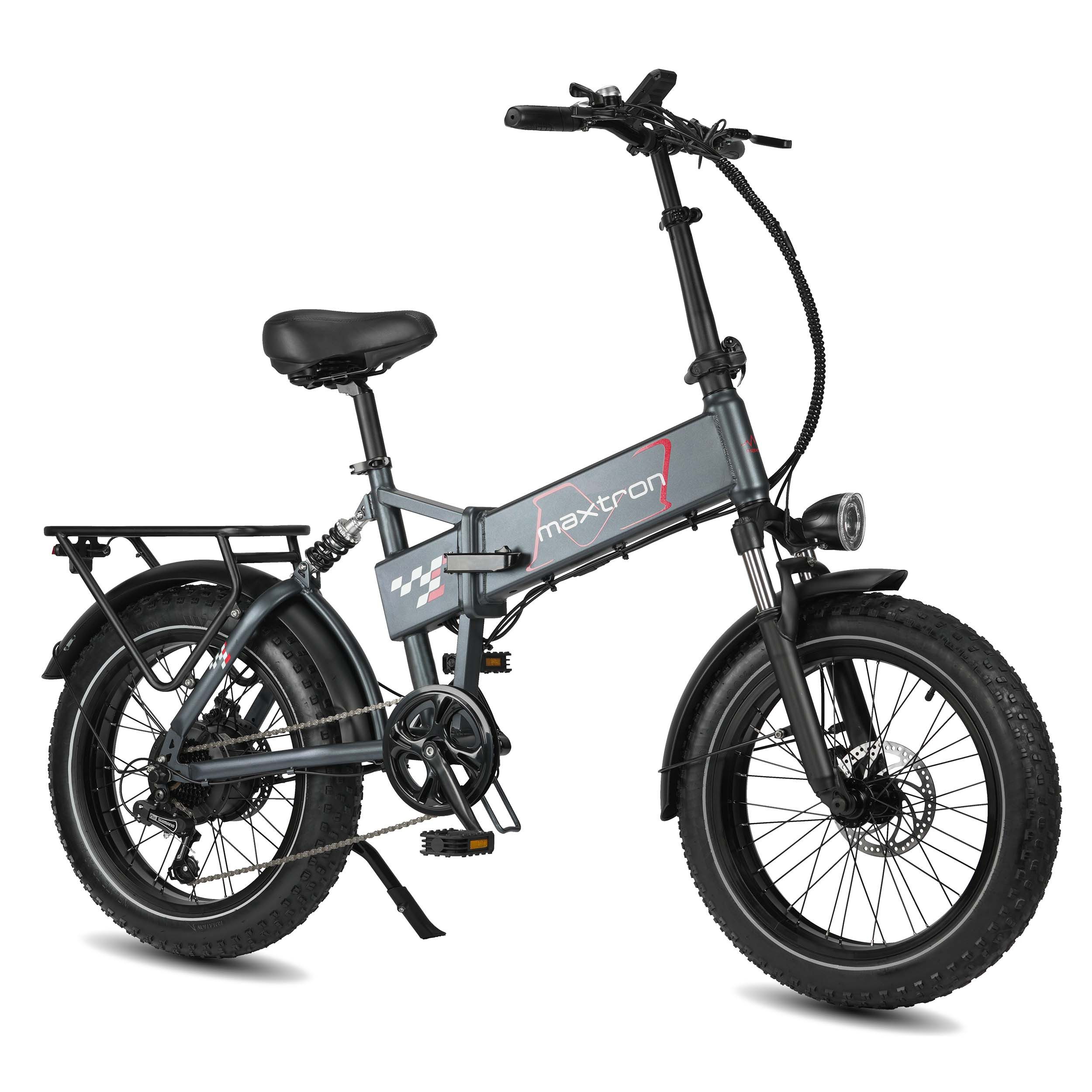 Maxtron E-Bike Klapprad Maxtron Polaris 20-Zoll Elektro-Fatbike, 7 Gang Shimano, Kettenschaltung, Heckmotor, 624 Wh, (Packung), mit 60 Nm Power – perfekt für City-Pendler